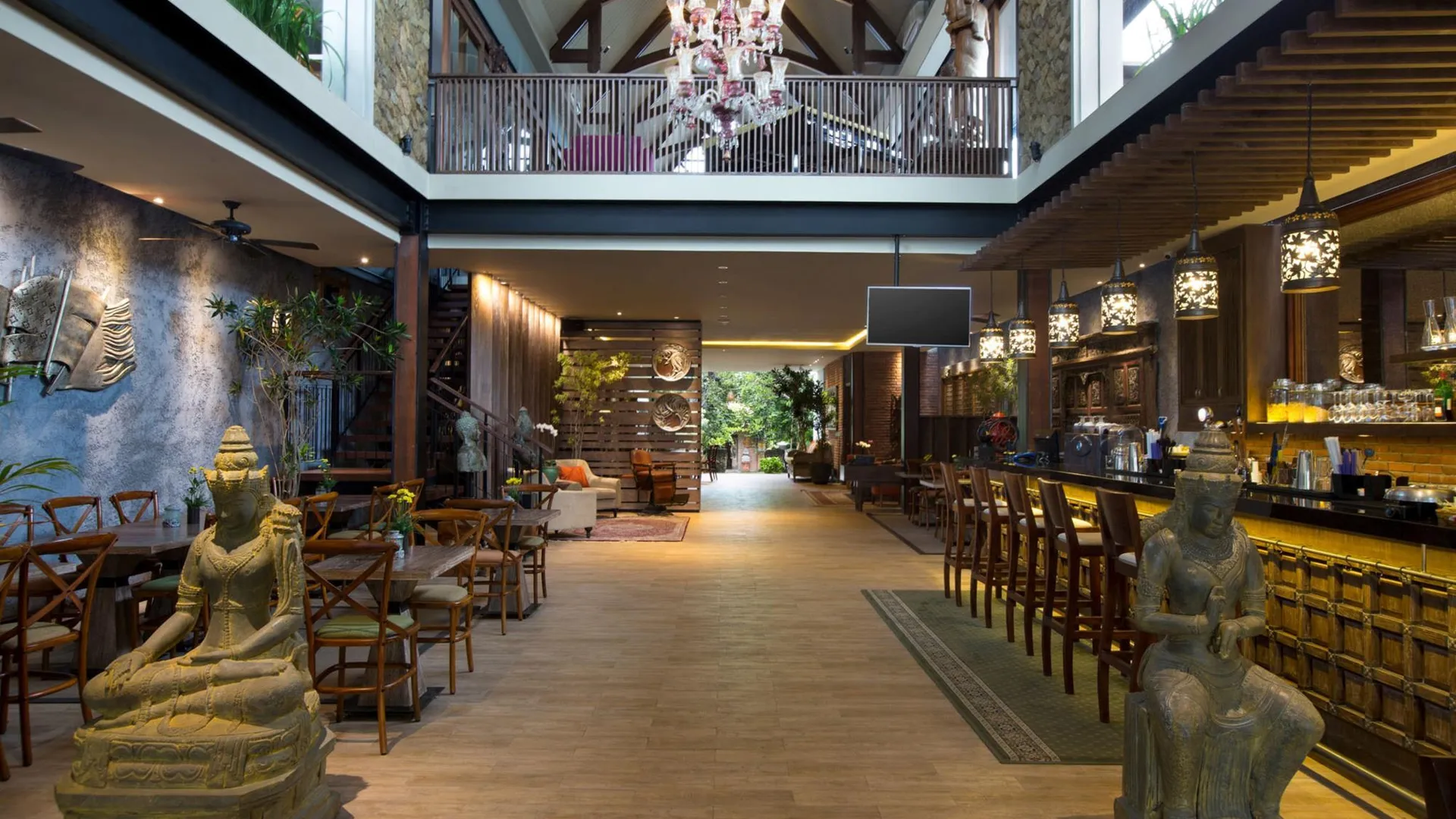 발리 플라타란 우붓 호텔 앤 스파 5성급 호텔 레스토랑