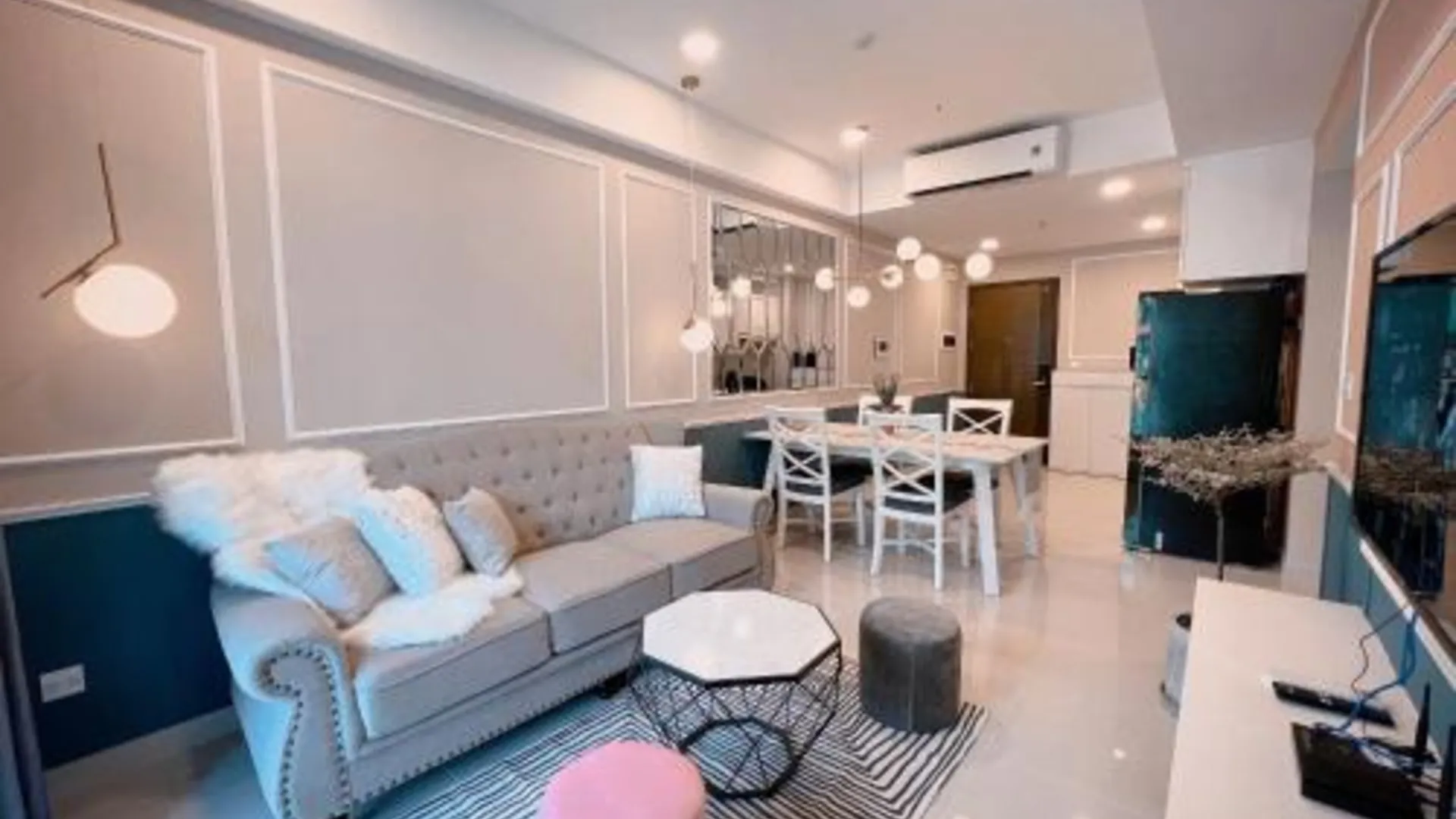 호치민 유 스테이 럭스 앤 코지 2베드룸 소호 레지던스 부이비엔 4성급 호텔 레스토랑