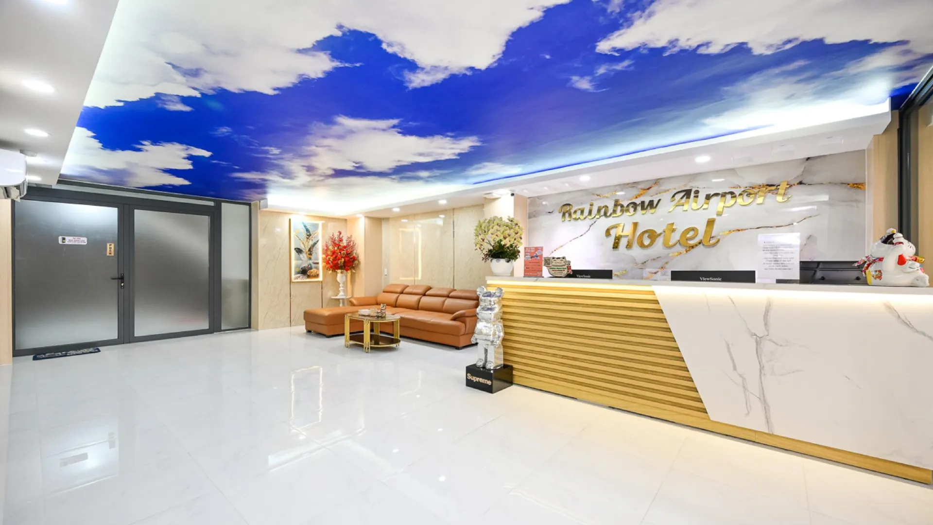 호치민 레인보우 에어포트 호텔 3성급 호텔 로비