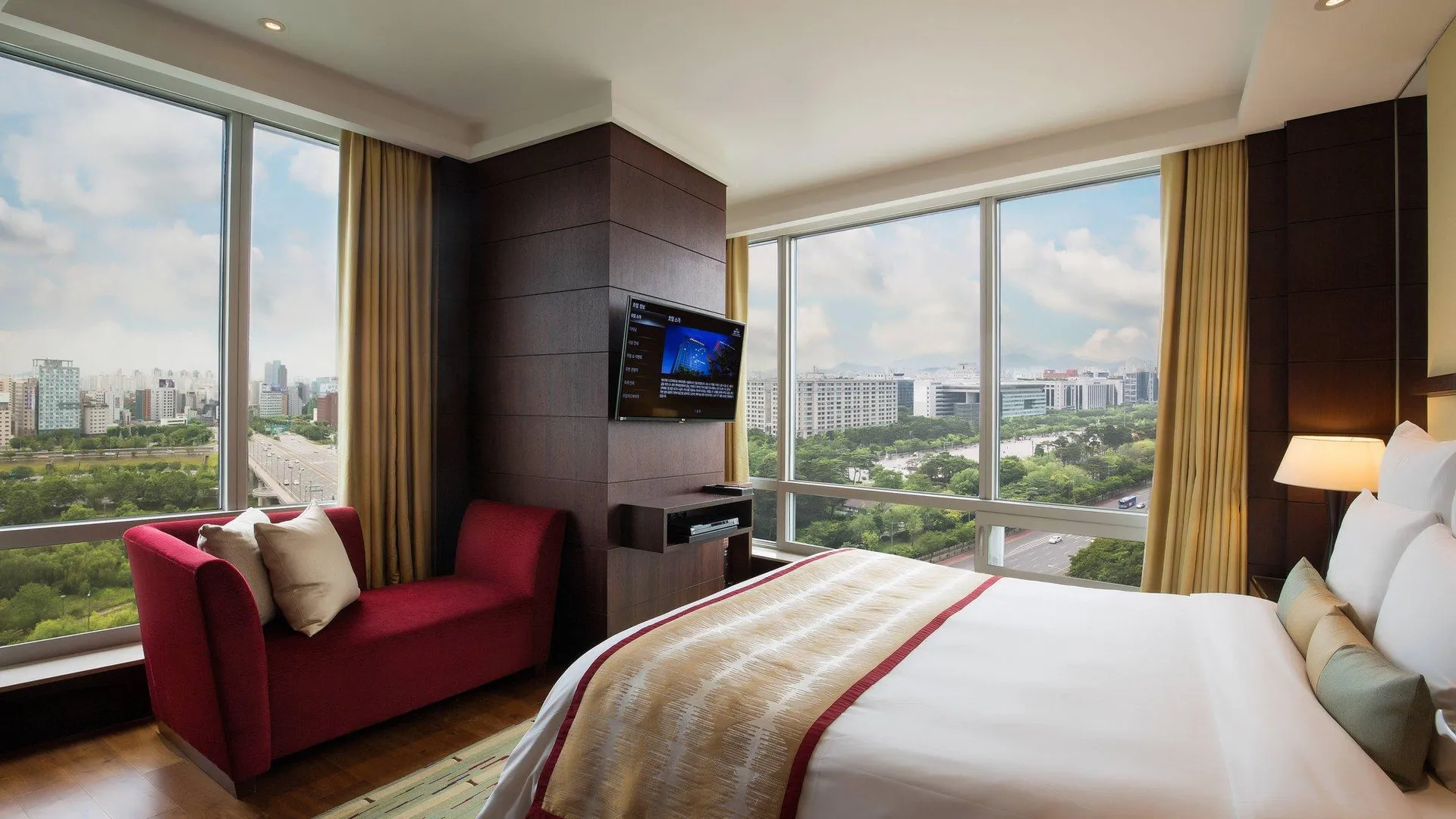 서울 여의도 파크 센터, 서울 - 메리어트 이그제큐티브 아파트먼트 5성급 호텔 전망