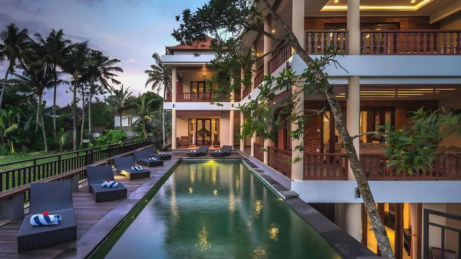 발리 그린 필드 우붓 3성급 호텔 객실