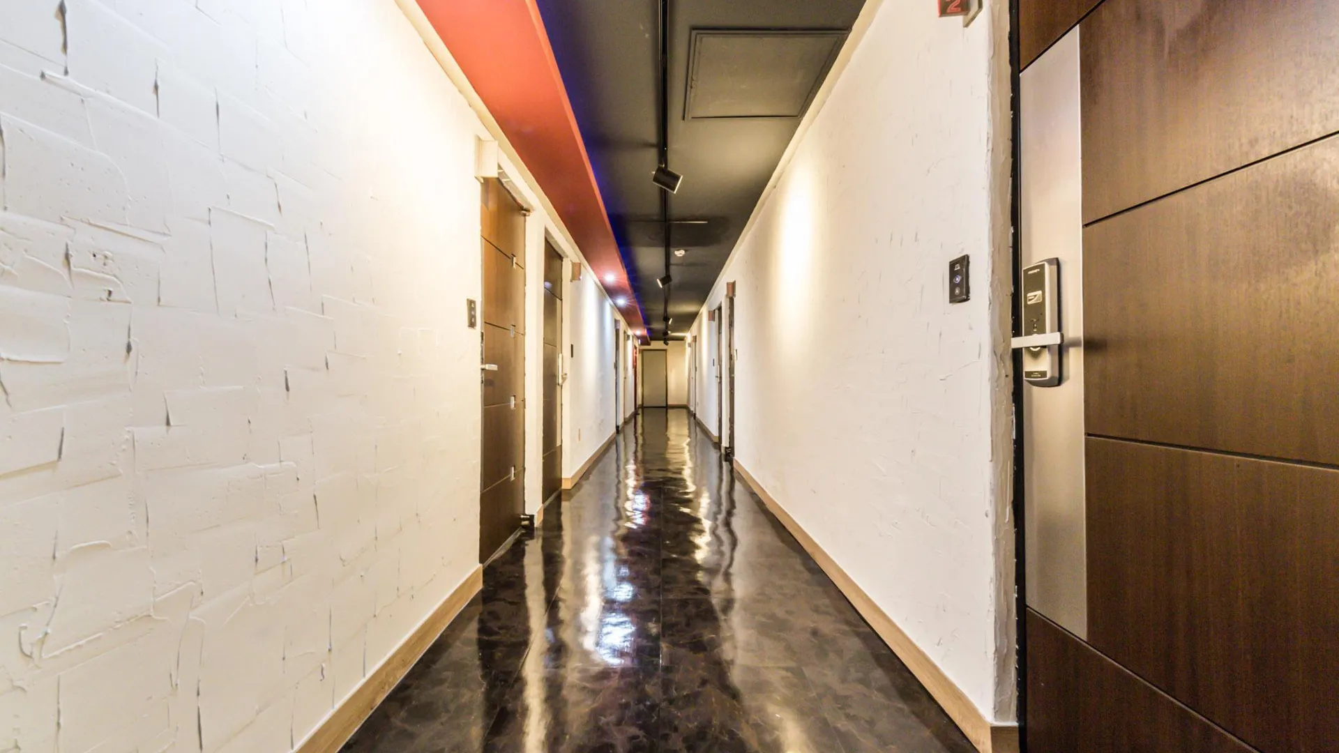 서울 신사 짝 2성급 호텔 전망