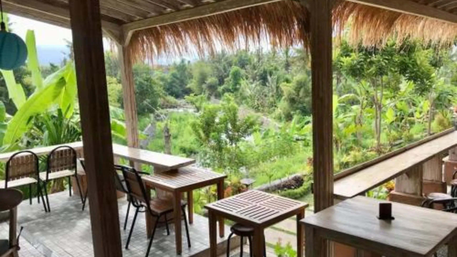 발리 The Green ujung Villa 3성급 호텔 전망