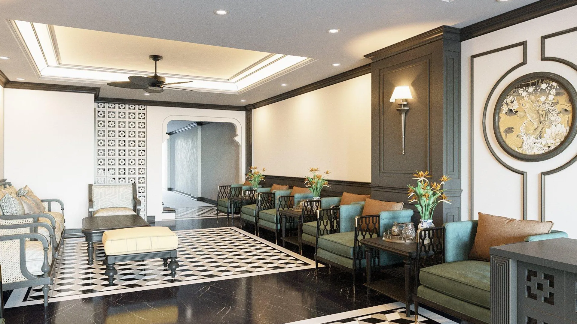 하노이 아쿠아리우스 프리미엄 호텔 4성급 호텔 전망