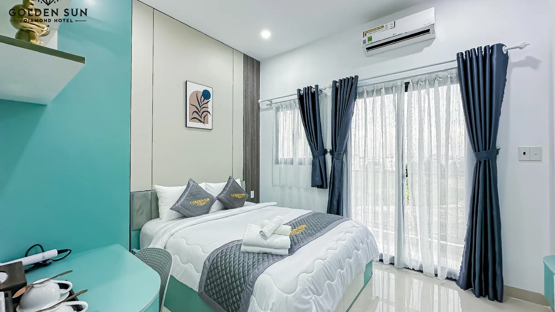 호치민 골든 선 호텔 아파트먼트 5 3성급 호텔 스위트룸