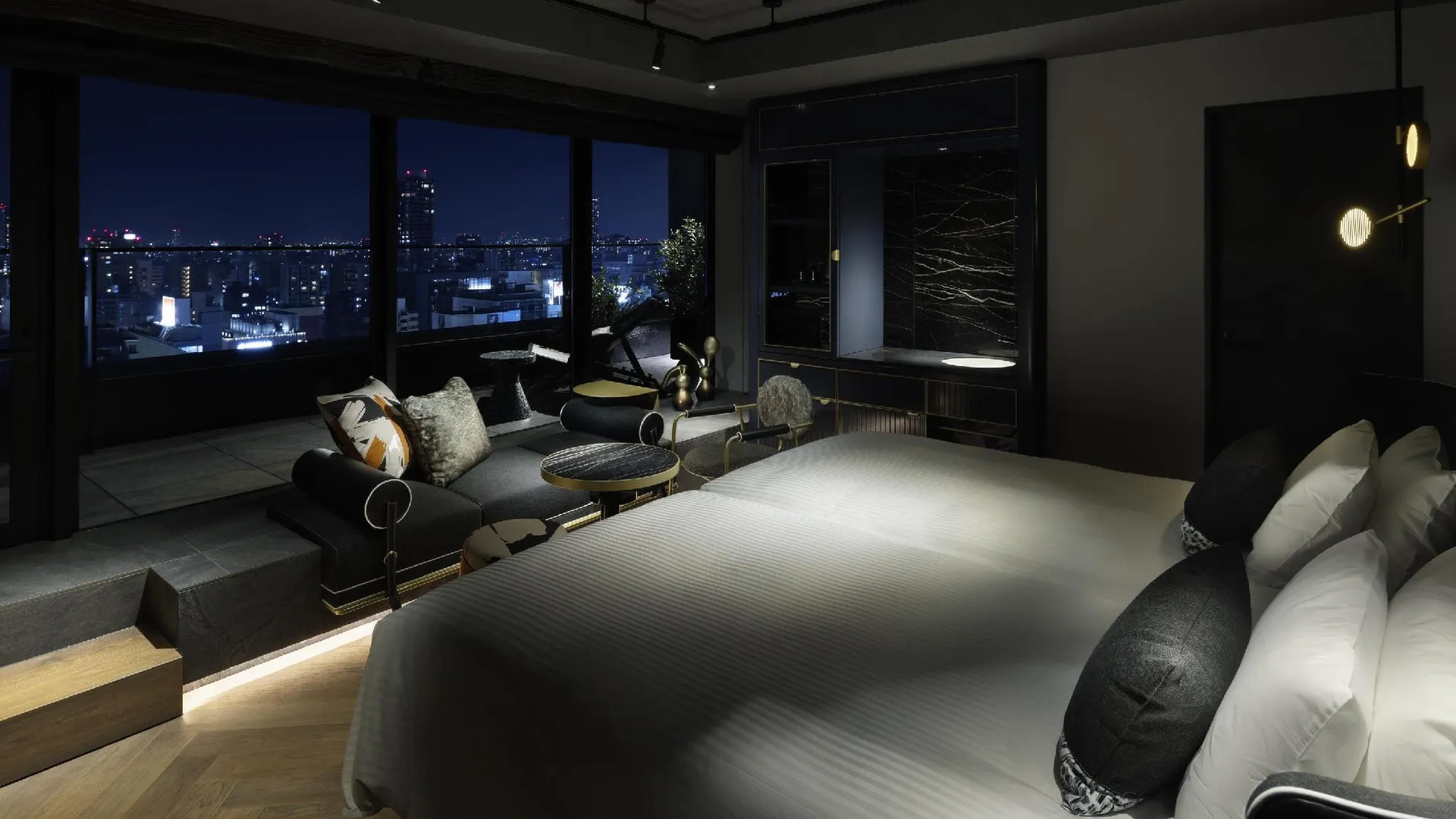 오사카 머큐어 도큐 스테이 오사카 남바 4성급 호텔 전망