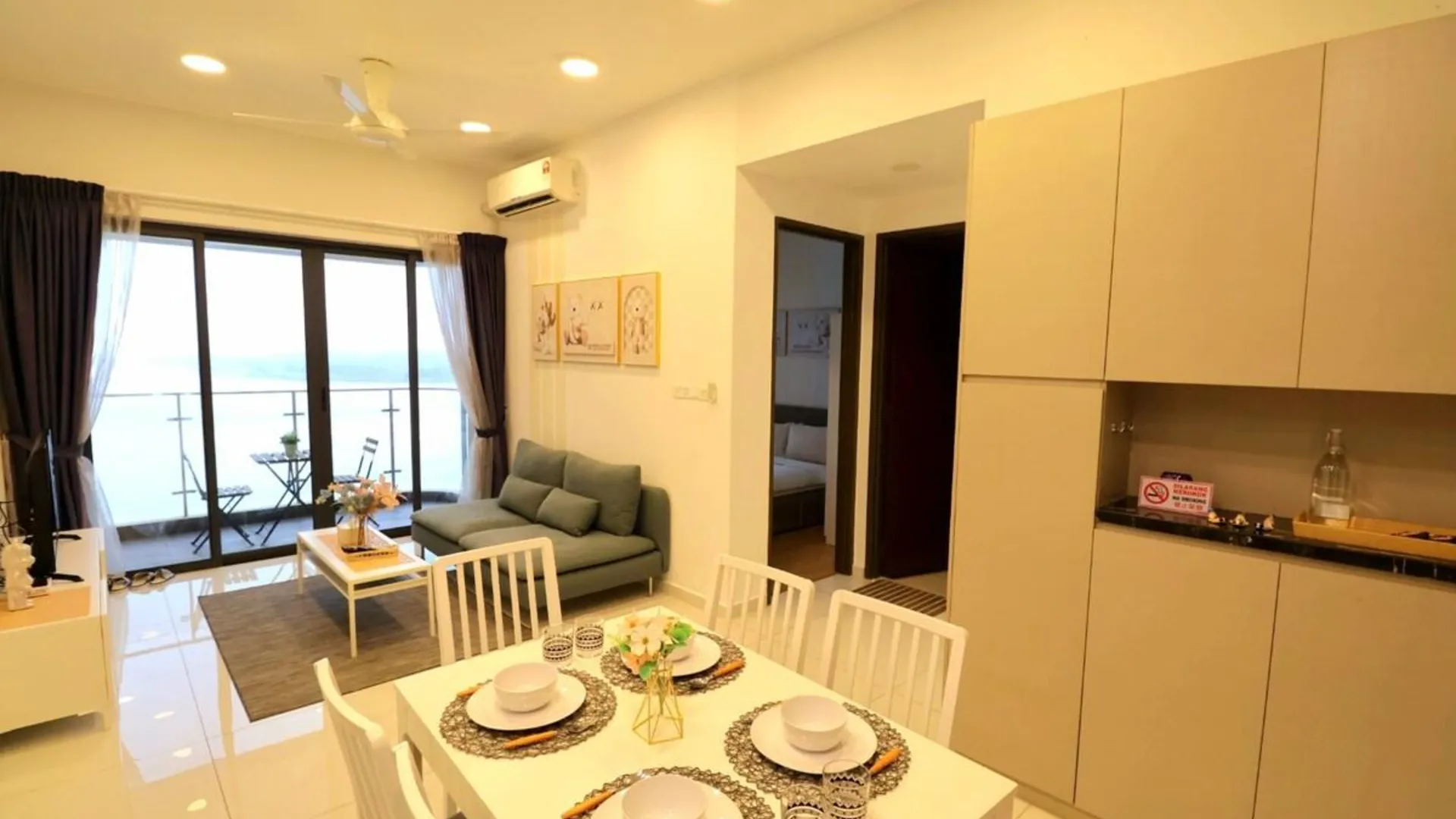 조호바루 / 조호르바루 당가베이의 아파트먼트 (75m², 침실 2개, 프라이빗 욕실 2개) 3성급 게스트하우스 객실