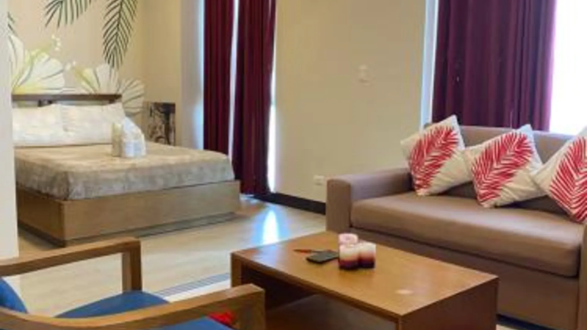 세부 막탄 섬의 아파트먼트 (100m², 침실 2개, 프라이빗 욕실 2개) 5성급 게스트하우스 스위트룸