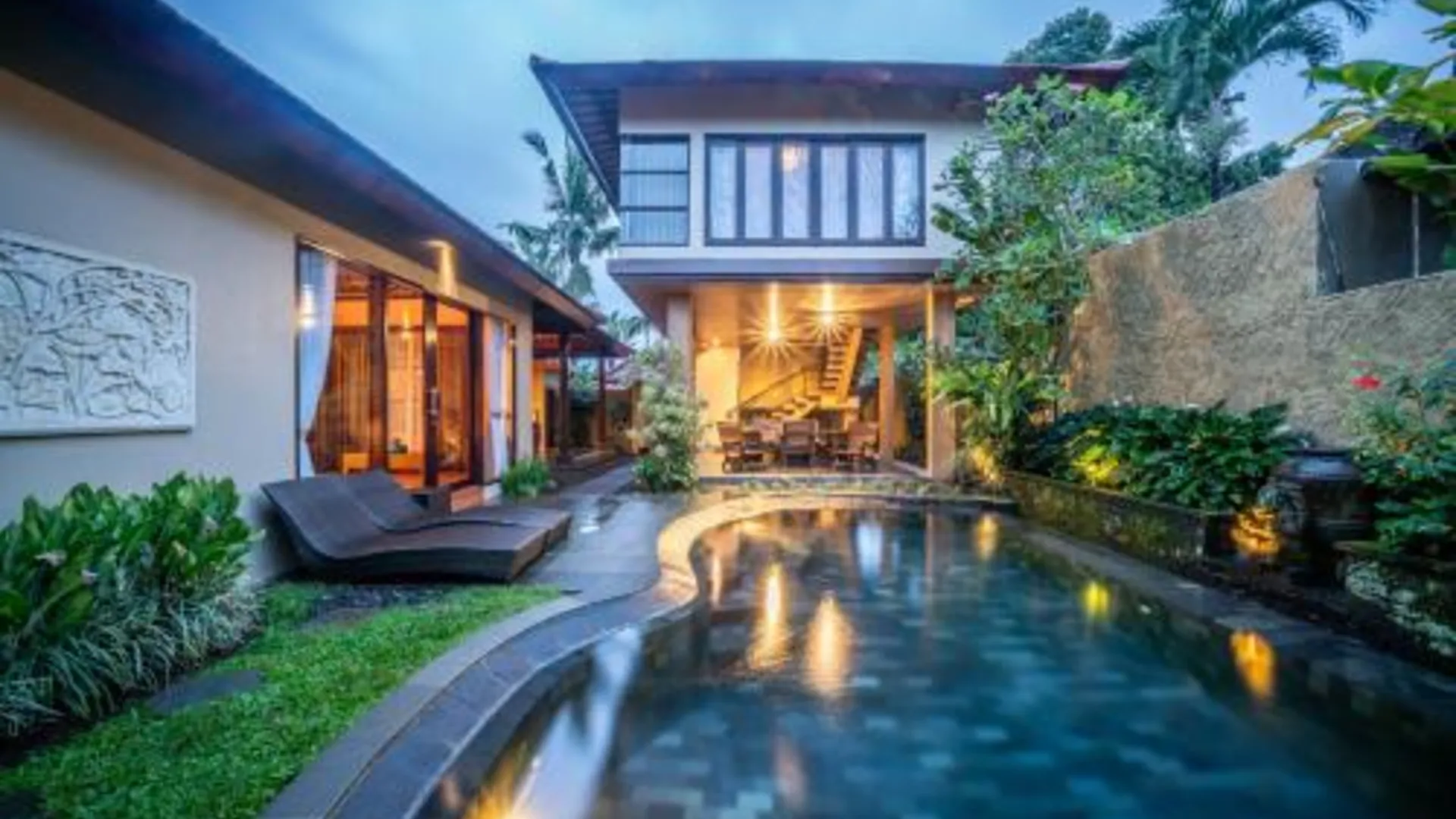 발리 더 캄풍 우붓 빌라 4성급 호텔 로비