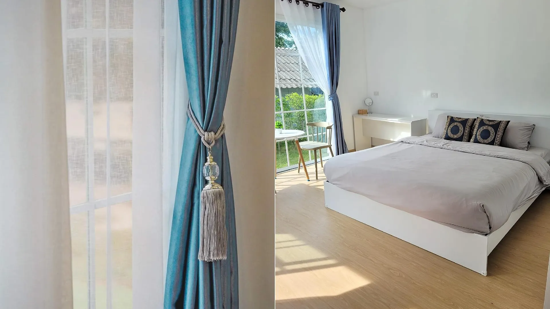 치앙라이 산 사이의 방갈로 (24m², 침실 3개, 프라이빗 욕실 3개) 4성급 게스트하우스 스위트룸