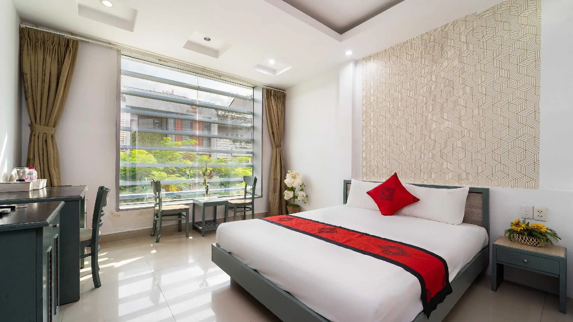 호치민 벨빌라 컴포트 스테이즈 SECC 근처 구 코지 호텔 4성급 호텔 스위트룸