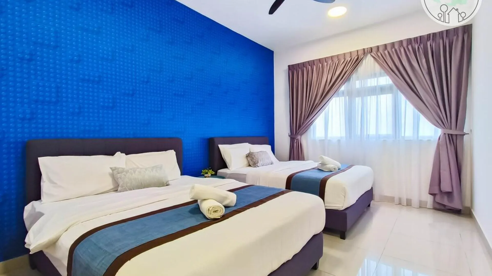 조호바루 / 조호르바루 겔랑파타 / 레고랜드의 프라이빗 하우스 (108m², 침실 3개, 프라이빗 욕실 2개) 3성급 싱글룸 스위트룸