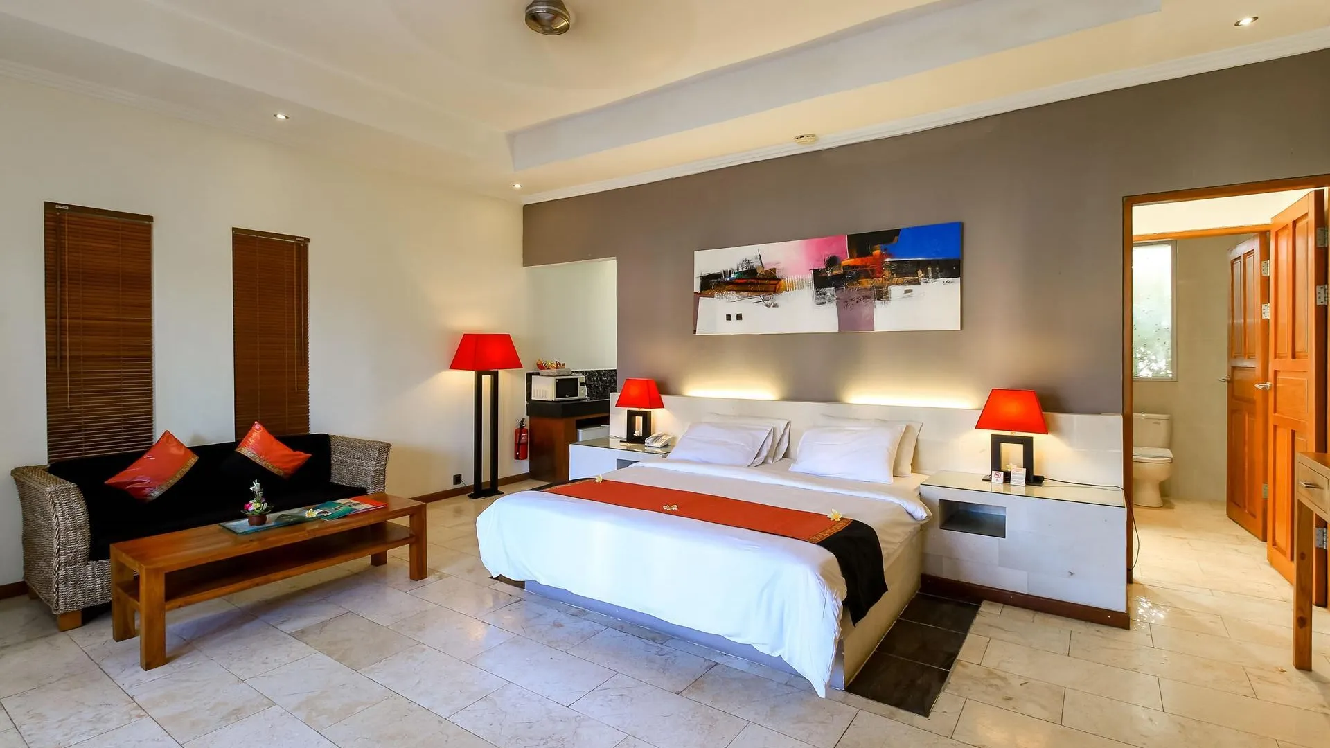 발리 알리샤 빌라 4성급 호텔 스위트룸