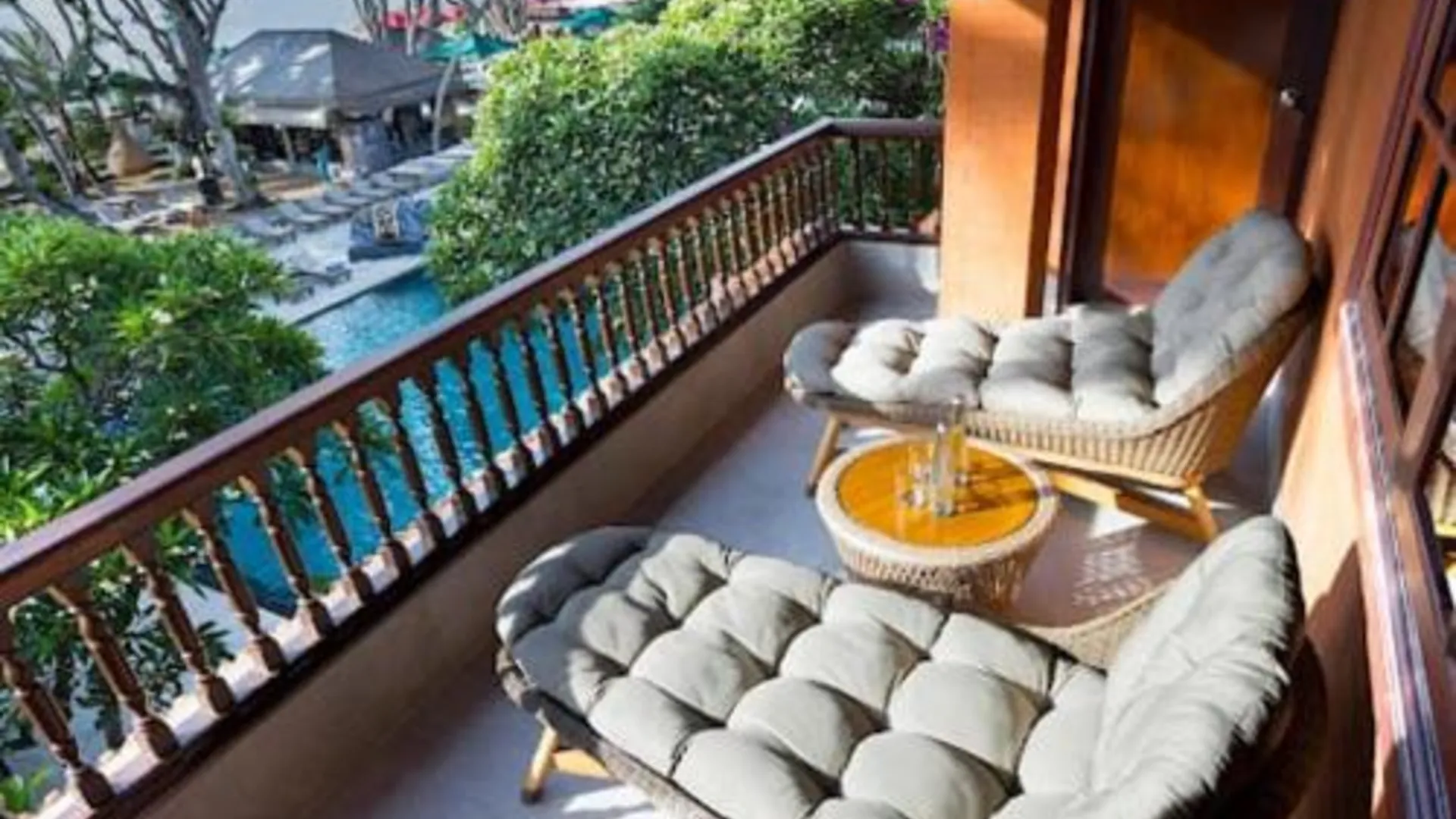 발리 푸리 산트리안 비치 리조트 앤 스파 4성급 호텔 전망