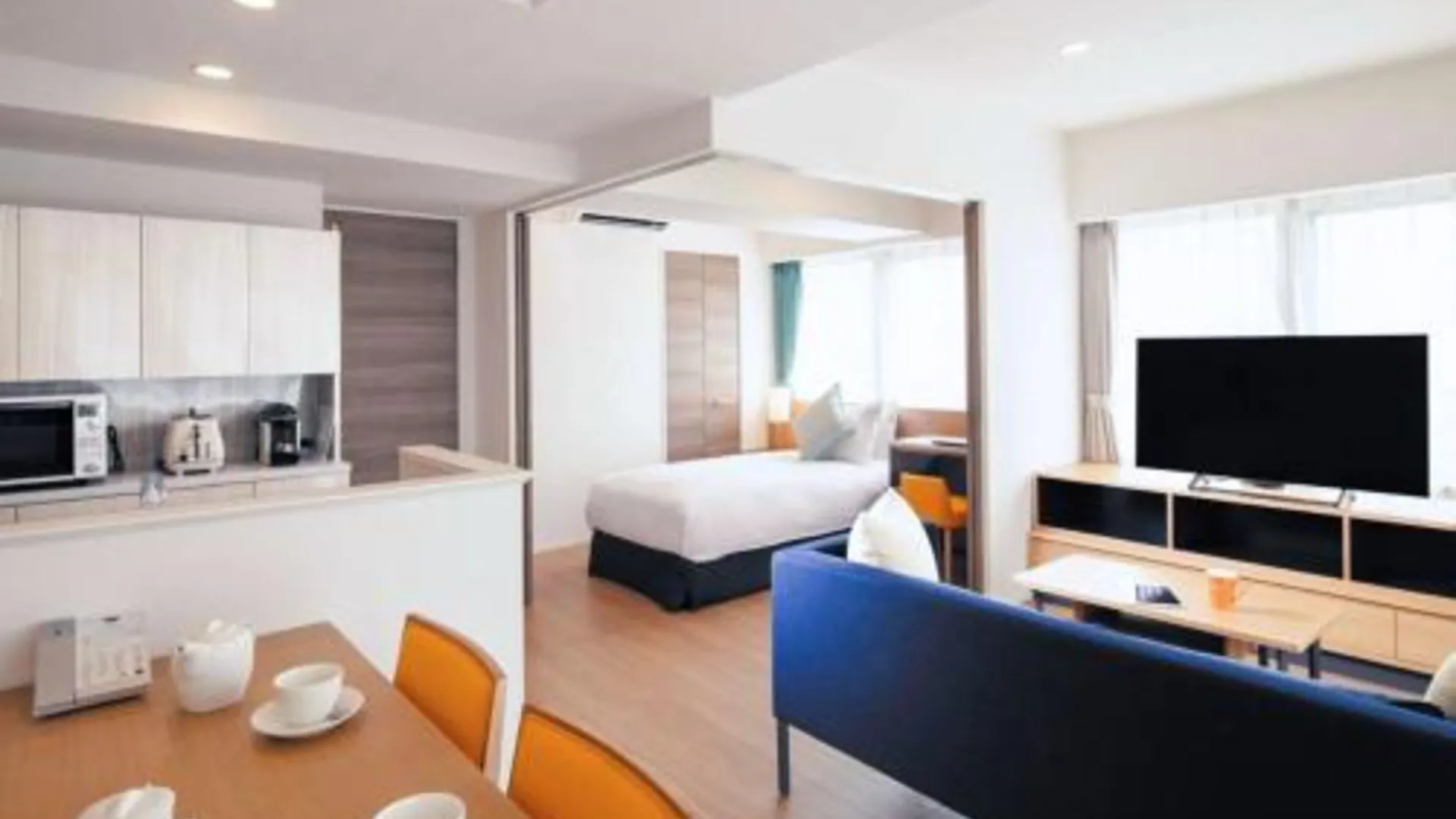 도쿄 / 동경 Oakwood Apartments Nishi-Shinjuku Tokyo 4성급 호텔 객실