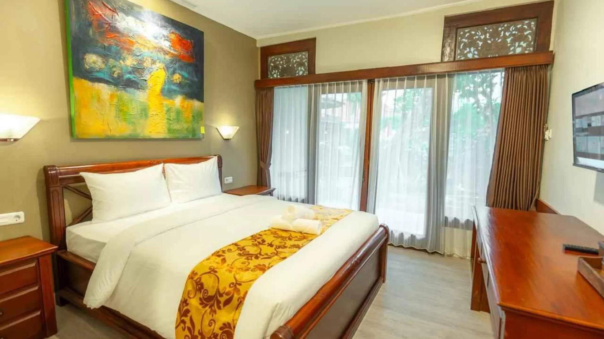 발리 더 센트럴 로비나 3성급 호텔 스위트룸