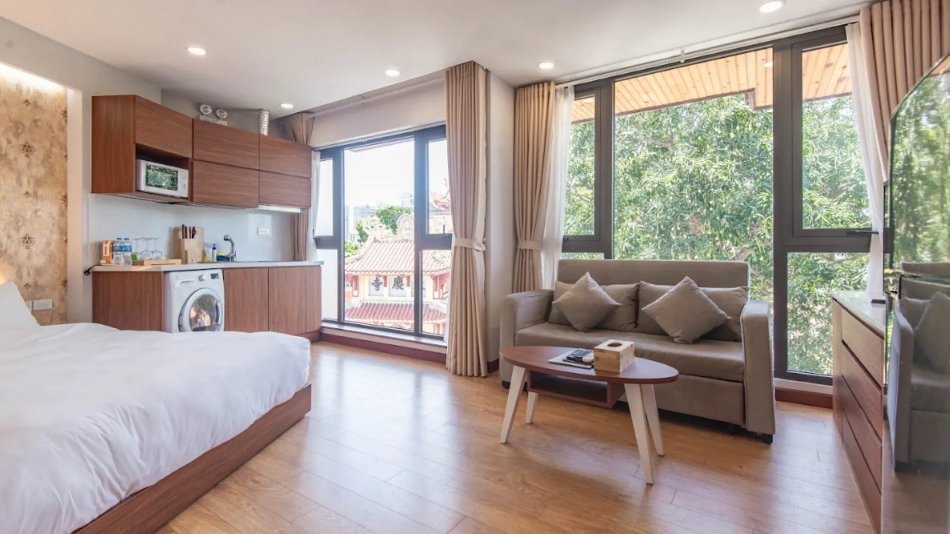 하노이 22 하우징 문 웨스트레이크 185A 트릭사이 4성급 호텔 전망