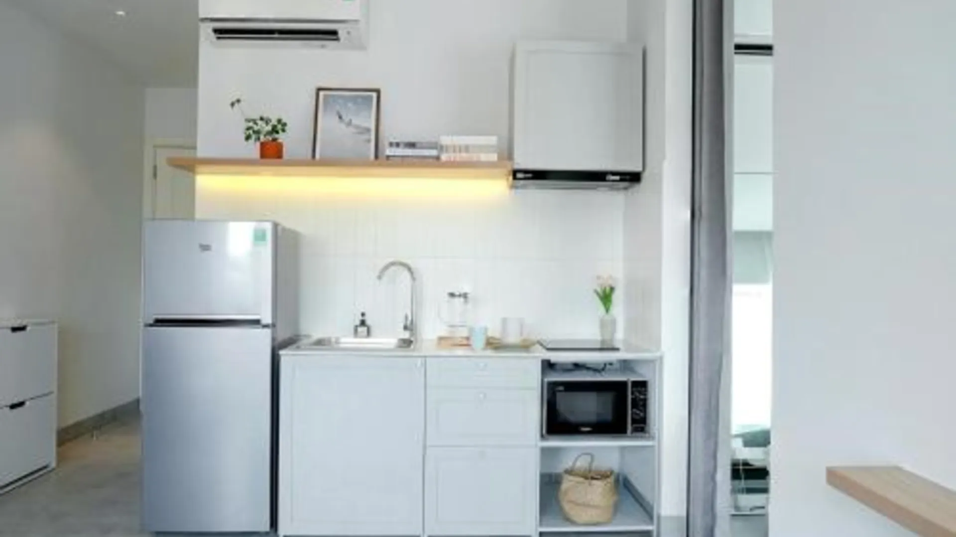 호치민 M 빌리지 리빙 꾸롱 3성급 호텔 객실