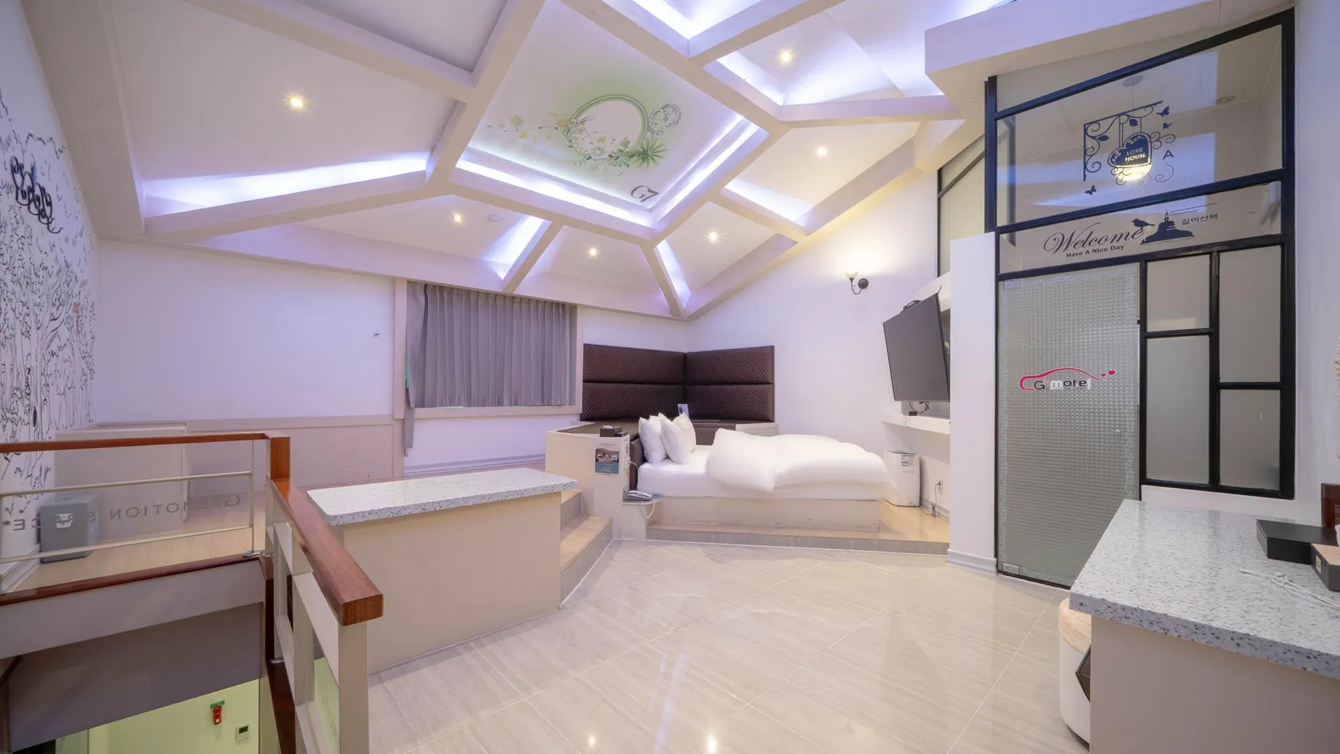 울산 울산 영남알프스 G7 2성급 호텔 스위트룸