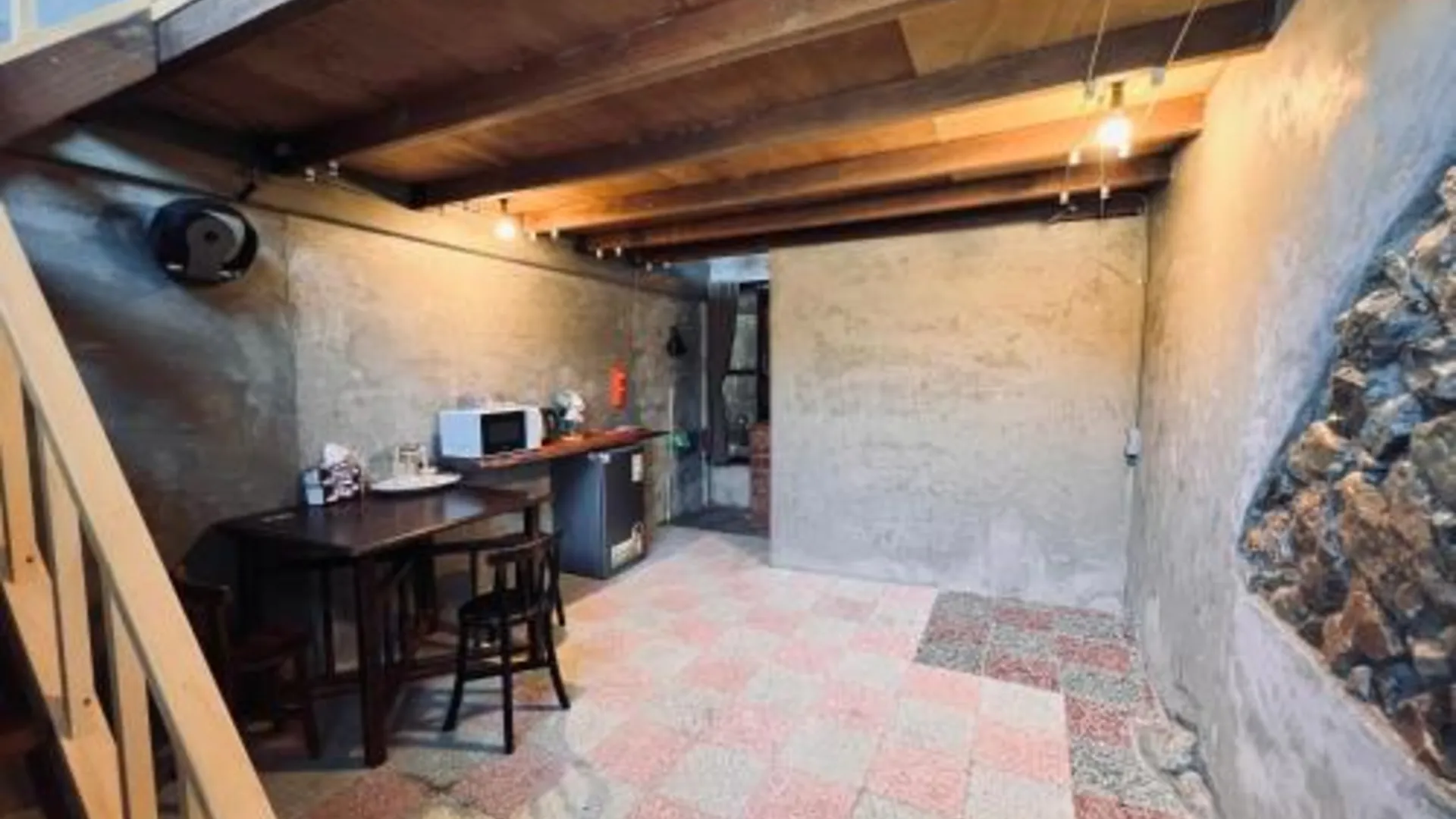 타이베이 지우펀 샤오메이 미야오 씨뷰 홈스테이 3성급 게스트하우스 레스토랑