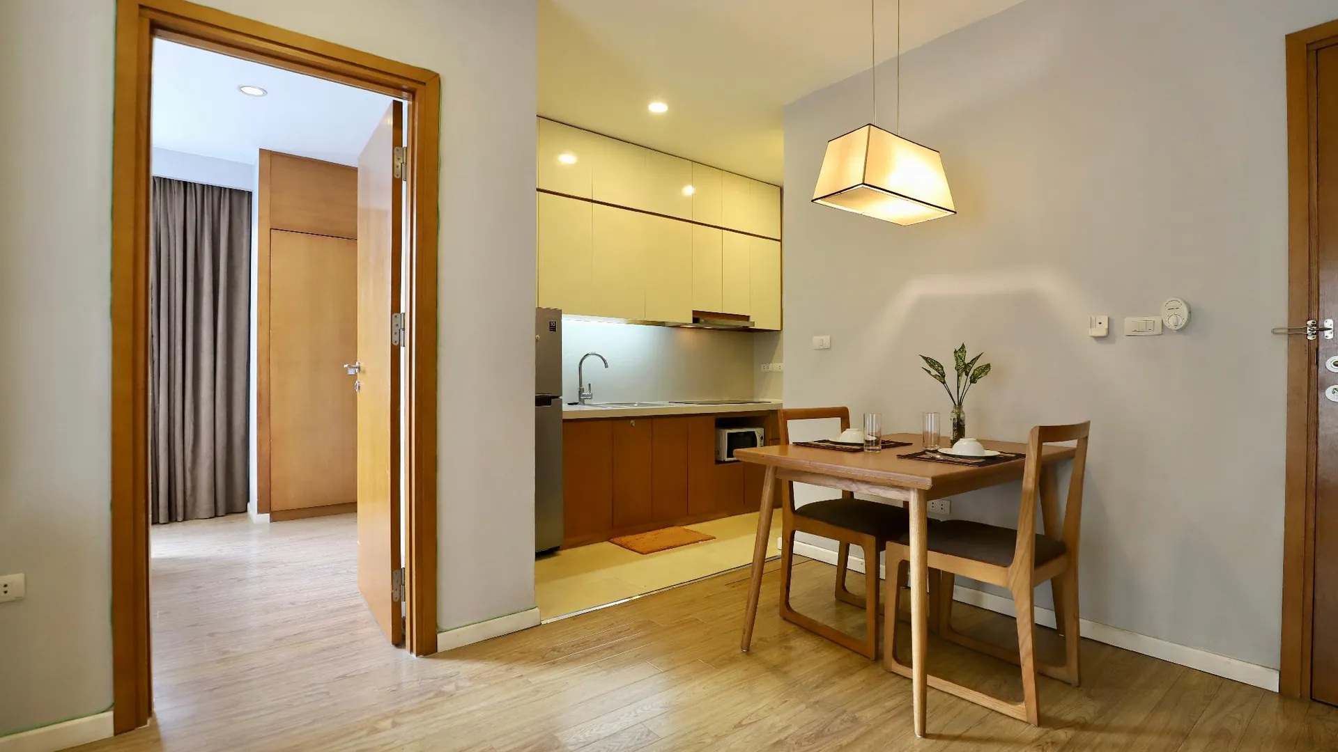 하노이 바딘의 아파트먼트 (55m², 침실 1개, 프라이빗 욕실 1개) 4성급 싱글룸 로비