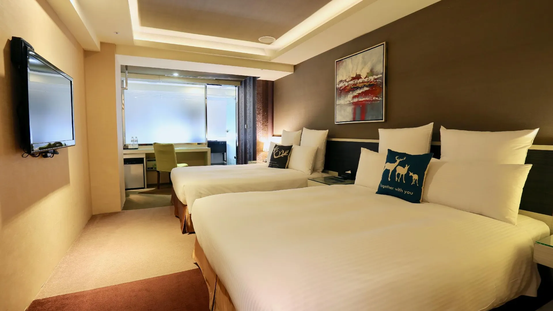 타이베이 V 원 호텔 3성급 호텔 스위트룸