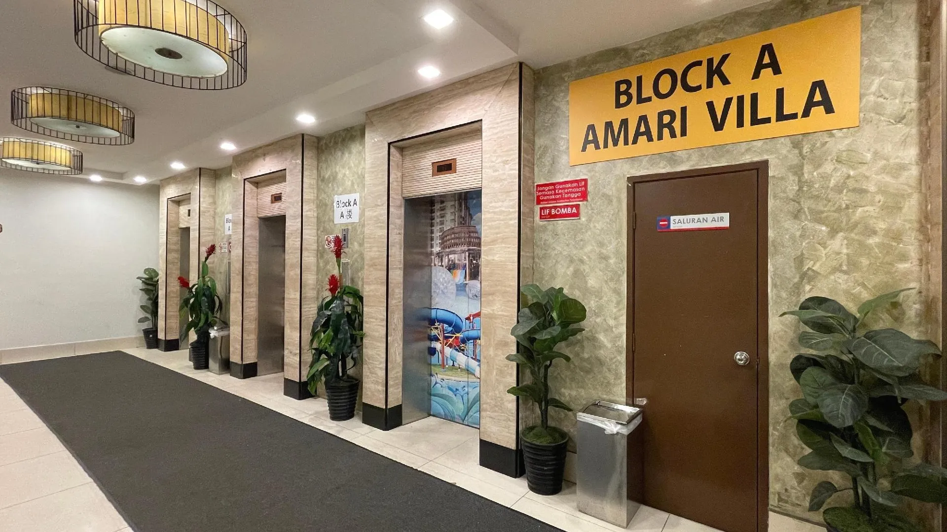 말라카 바투 베렌담의 아파트먼트 (m², 침실 2개, 프라이빗 욕실 2개) 2성급 싱글룸 레스토랑