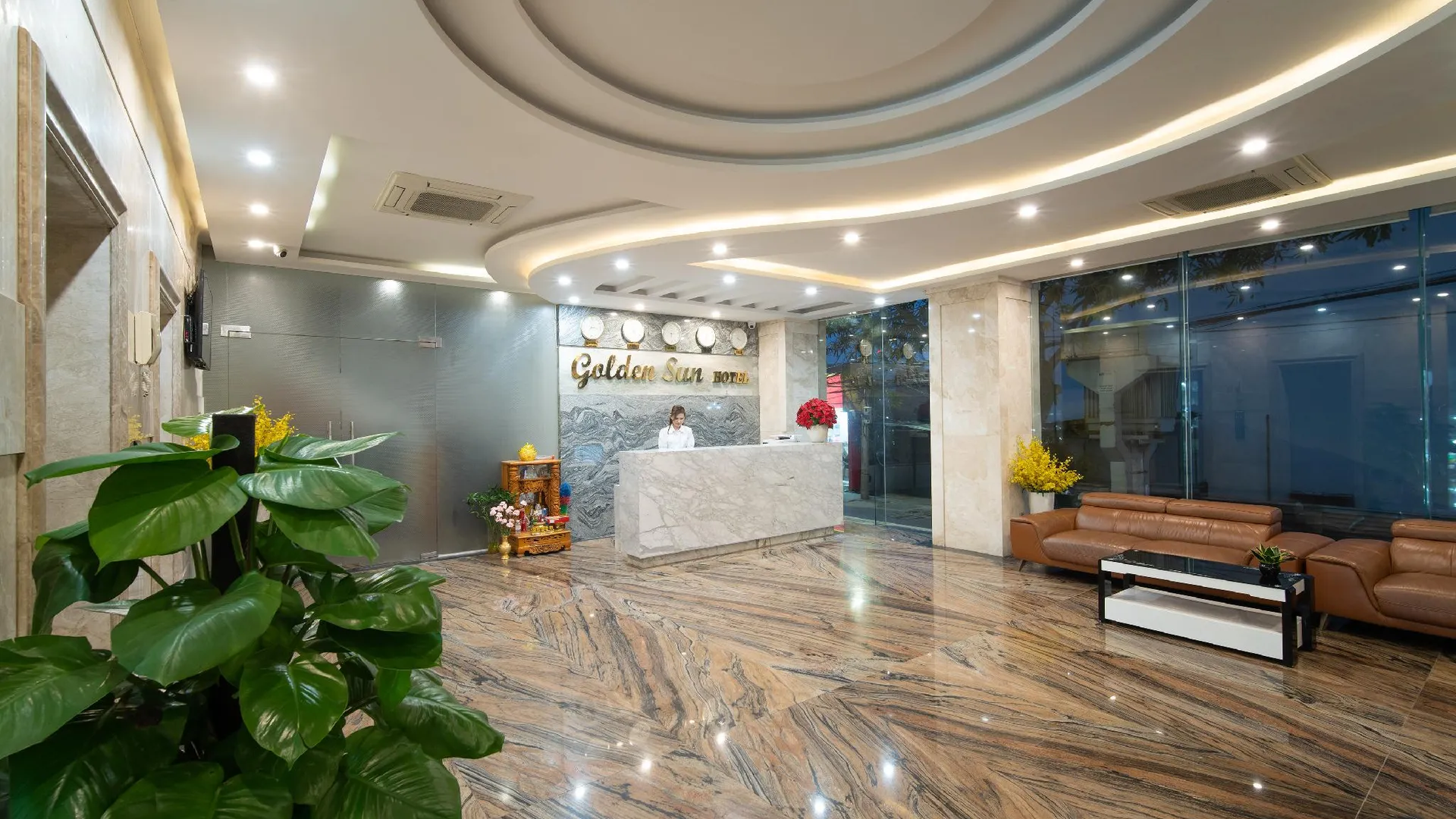 다낭 골든 선 호텔 다낭 4성급 호텔 로비
