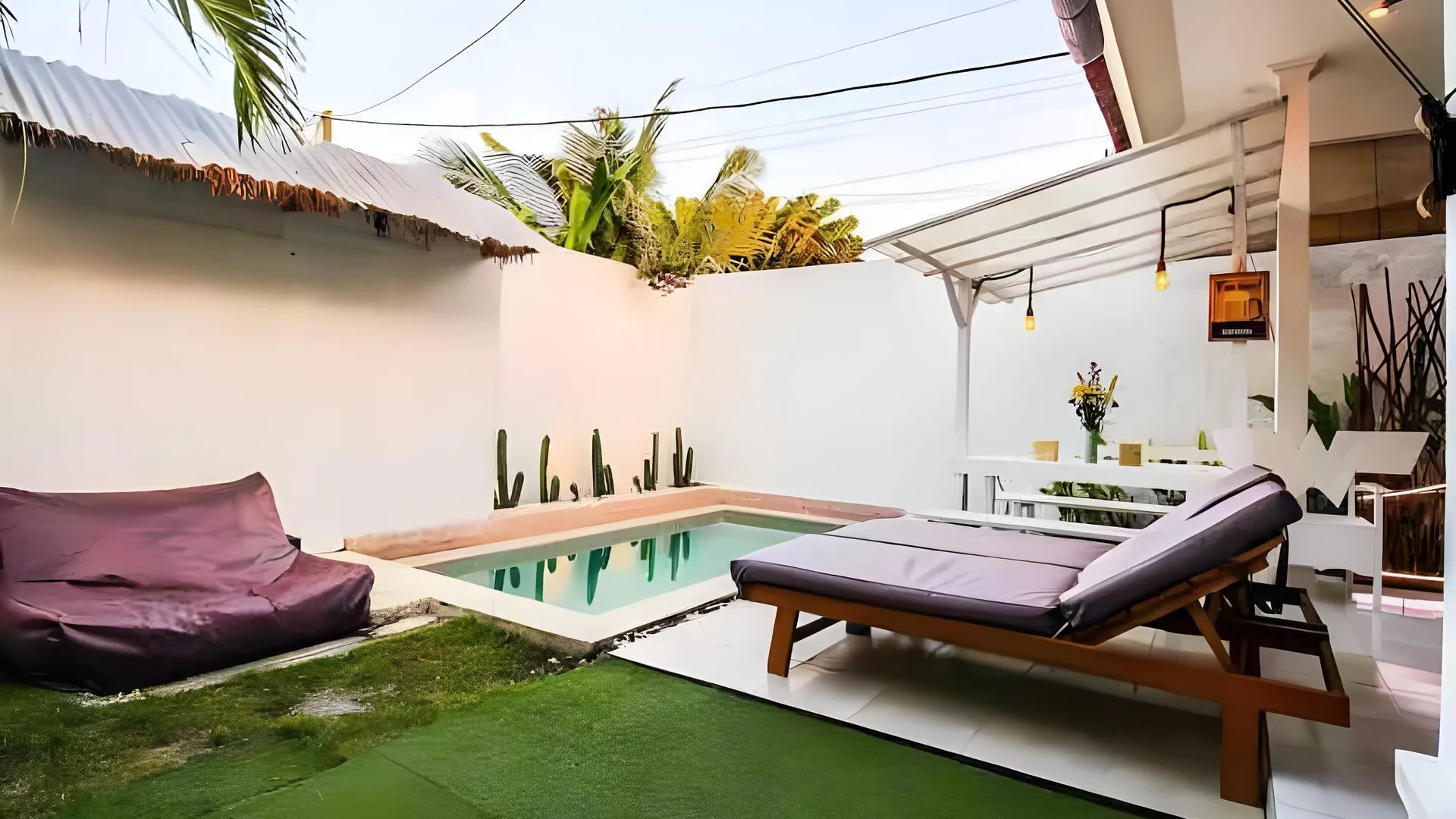 발리 스미냑의 빌라 (170m², 침실 2개, 프라이빗 욕실 2개) 3성급 싱글룸 객실