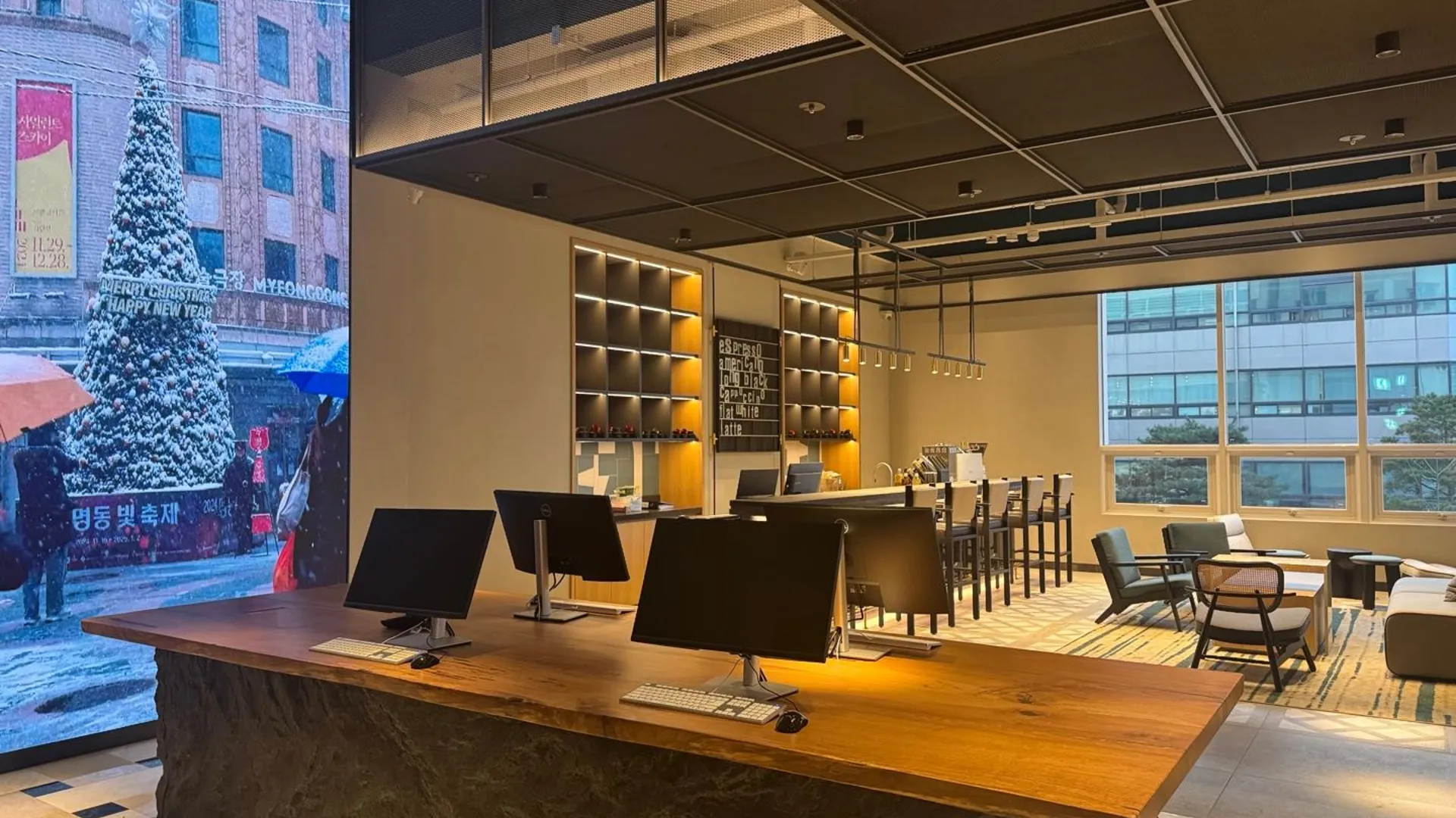 서울 뉴블랑 센트럴 명동 4성급 호텔 로비