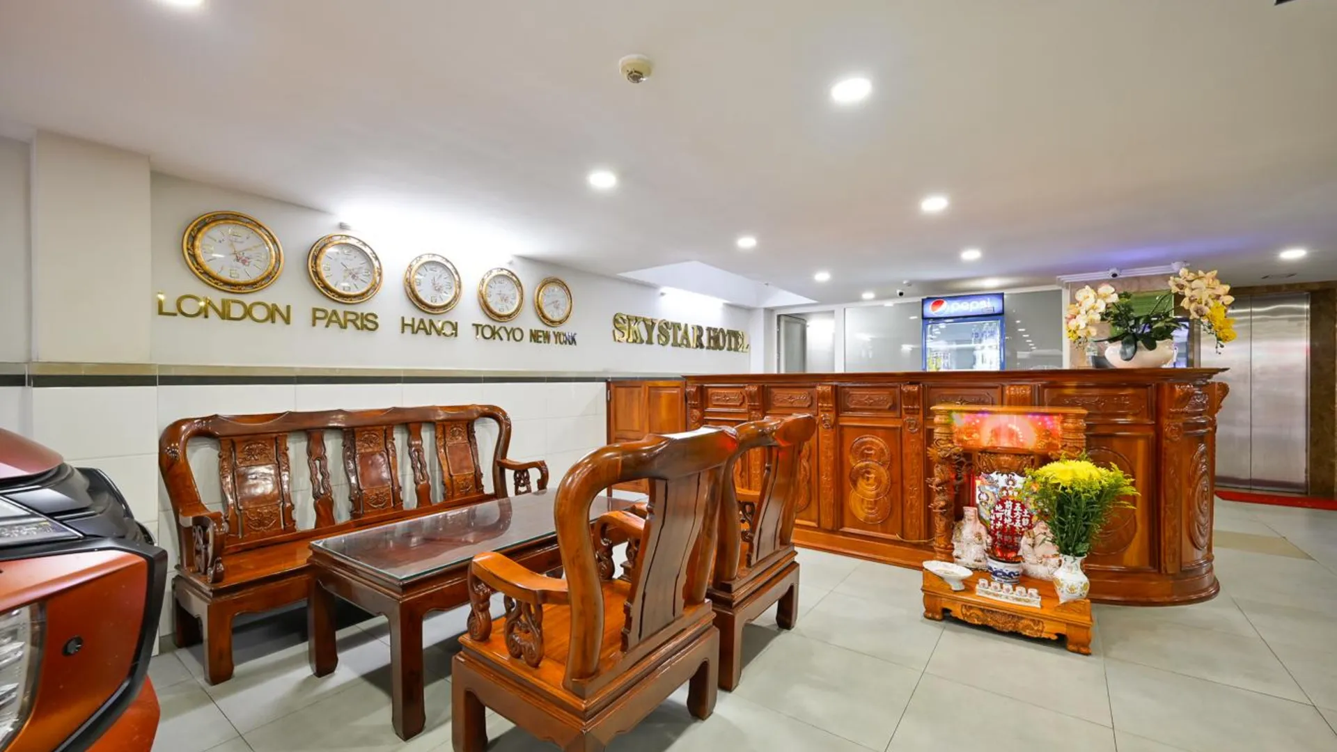 호치민 스카이 스타 호텔 3성급 호텔 외관