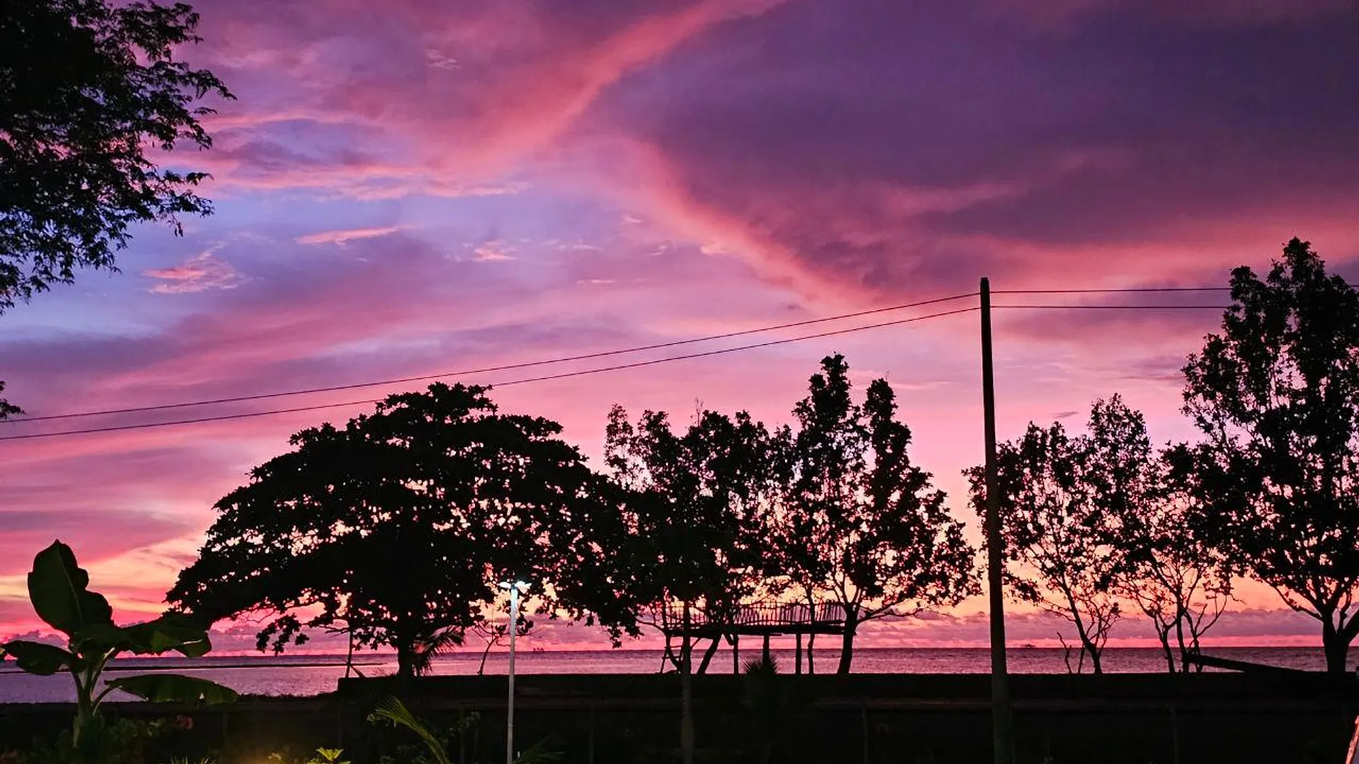 코타키나발루 바둥운 씨사이드뷰 3성급 게스트하우스 수영장