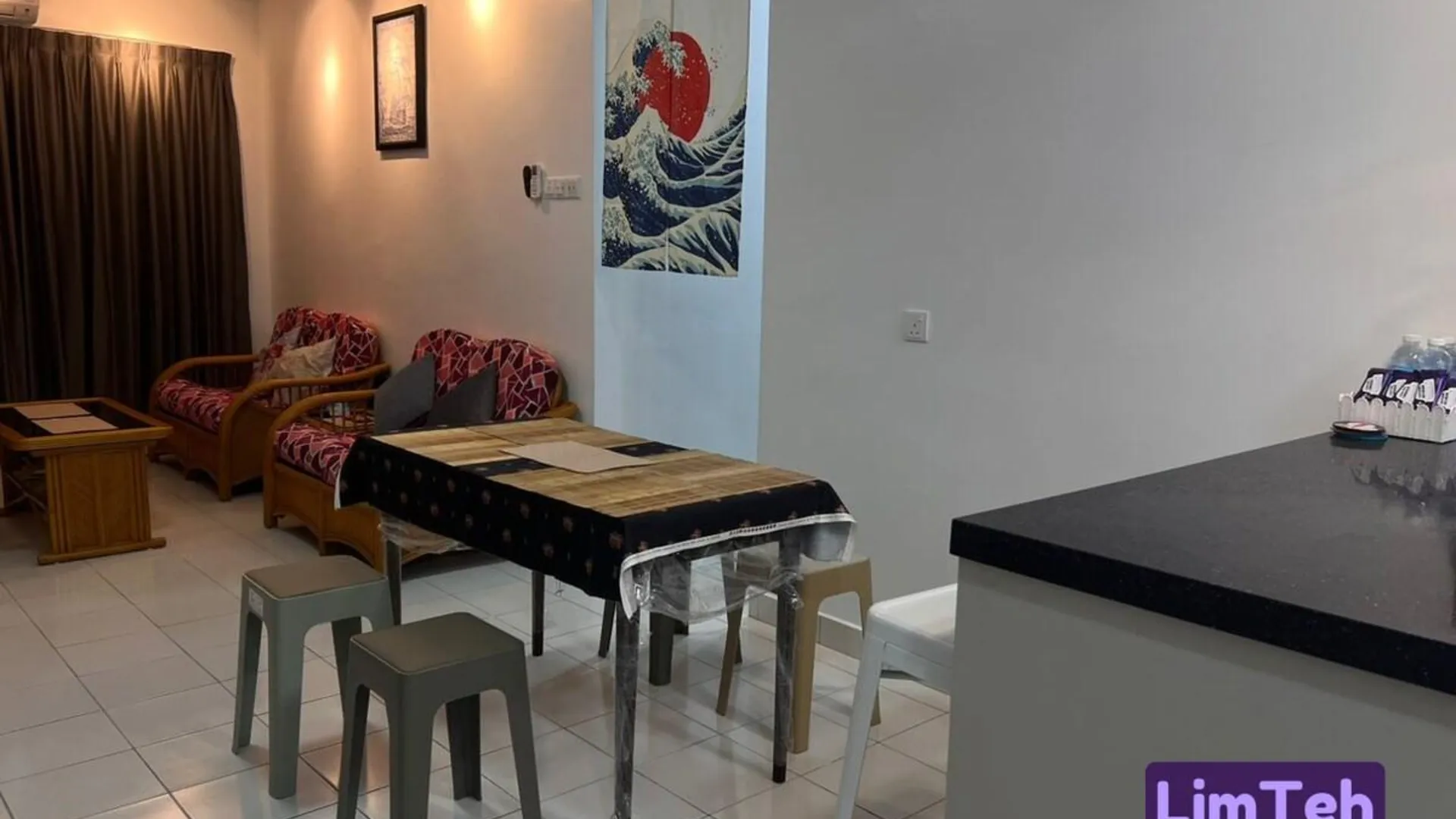 말라카 말라카 시내의 아파트먼트 (m², 침실 3개, 프라이빗 욕실 2개) 4성급 싱글룸 전망