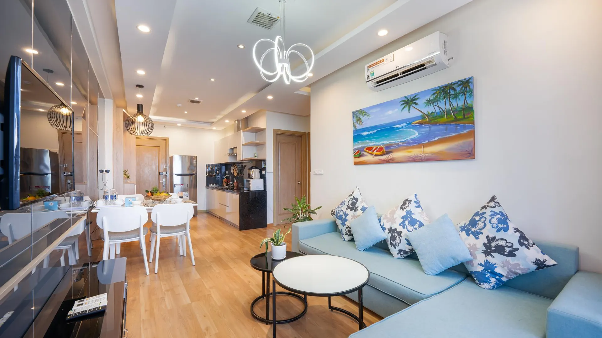 다낭 푸옥미의 아파트먼트 (66m², 침실 2개, 프라이빗 욕실 2개) 4성급 싱글룸 외관