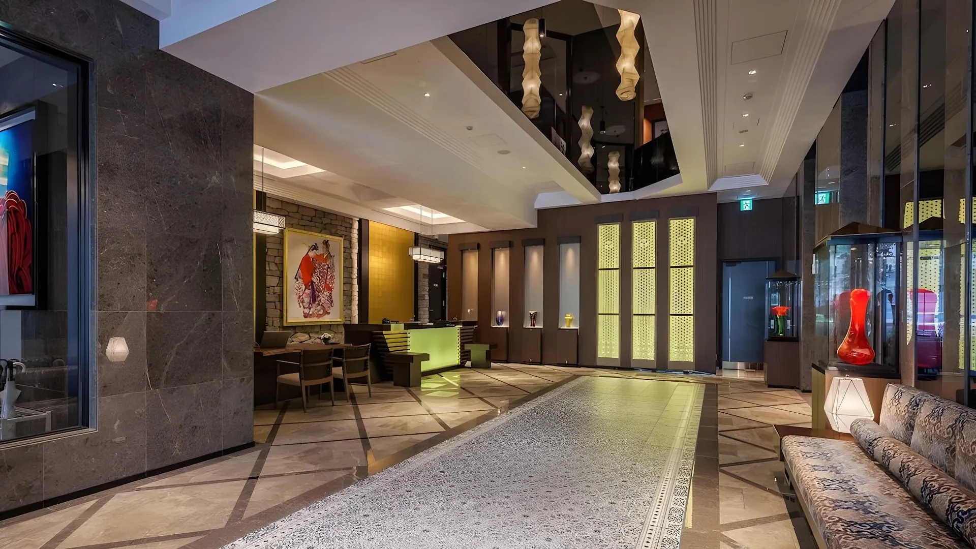 오키나와 본섬 오키나와 카리유시 리조트 엑시즈 나하 4성급 호텔 로비