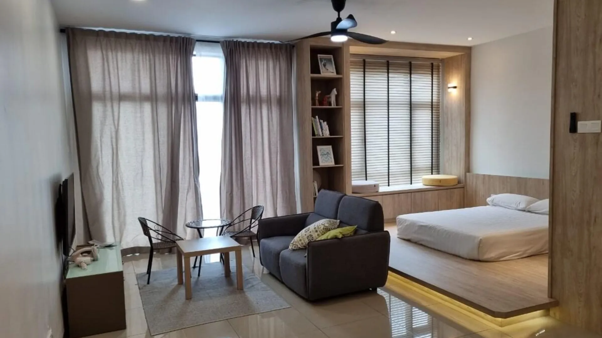 조호바루 / 조호르바루 테브라우의 아파트먼트 (59m², 침실 1개, 프라이빗 욕실 1개) 3성급 싱글룸 스위트룸