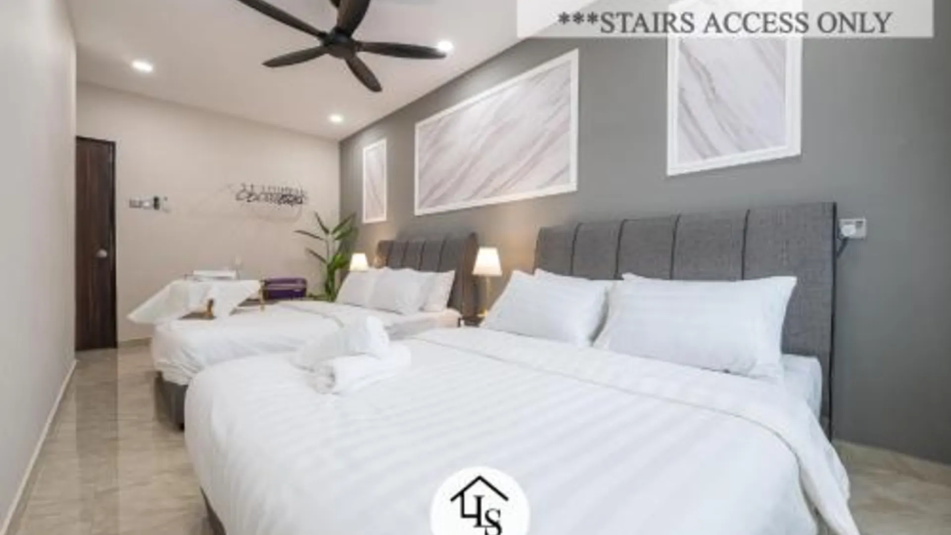 이포 타만 반다라야의 프라이빗 하우스 (m², 침실 4개, 프라이빗 욕실 3개) 3성급 게스트하우스 스위트룸