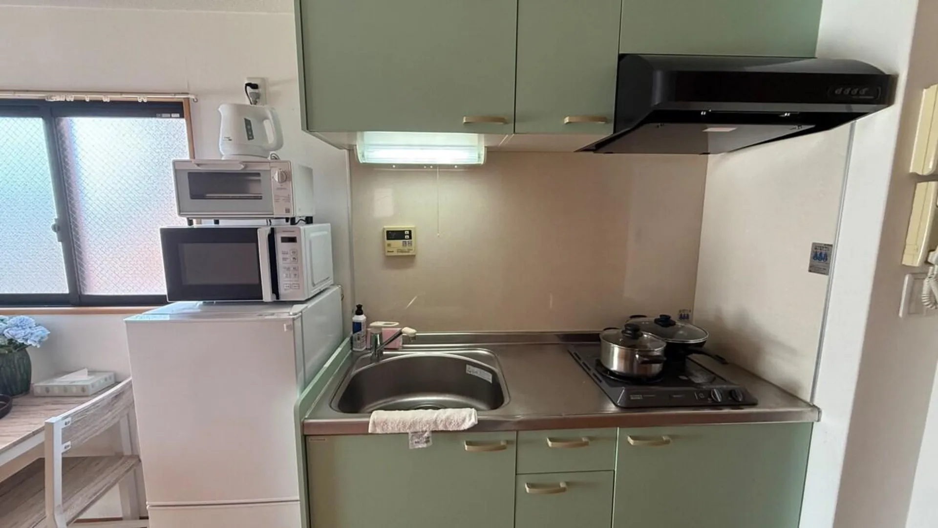 오사카 니시나리의 프라이빗 하우스 (45m², 침실 1개, 프라이빗 욕실 1개) 4성급 싱글룸 전망