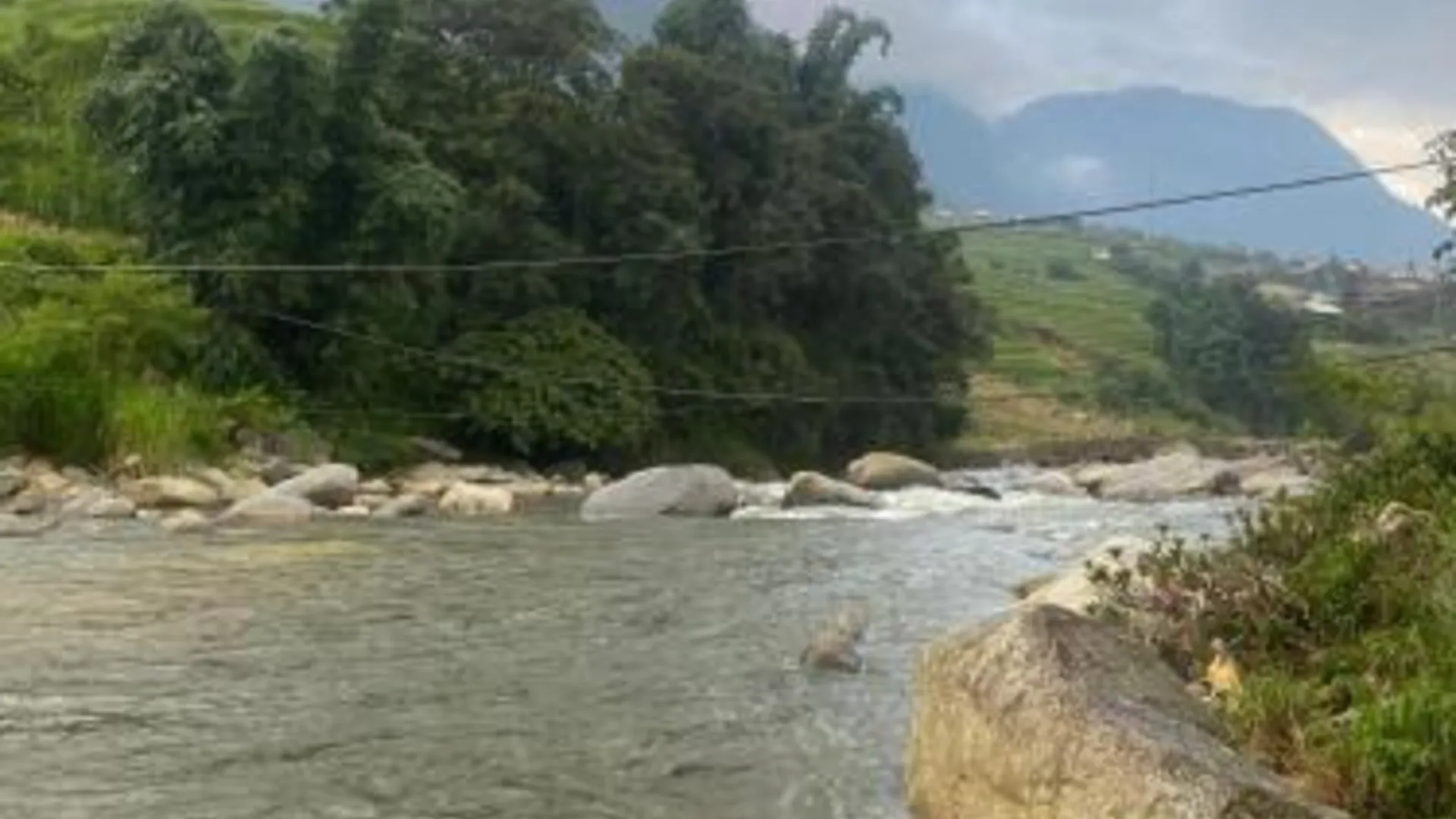 사파 Son Thoi Homestay 3성급 게스트하우스 전망