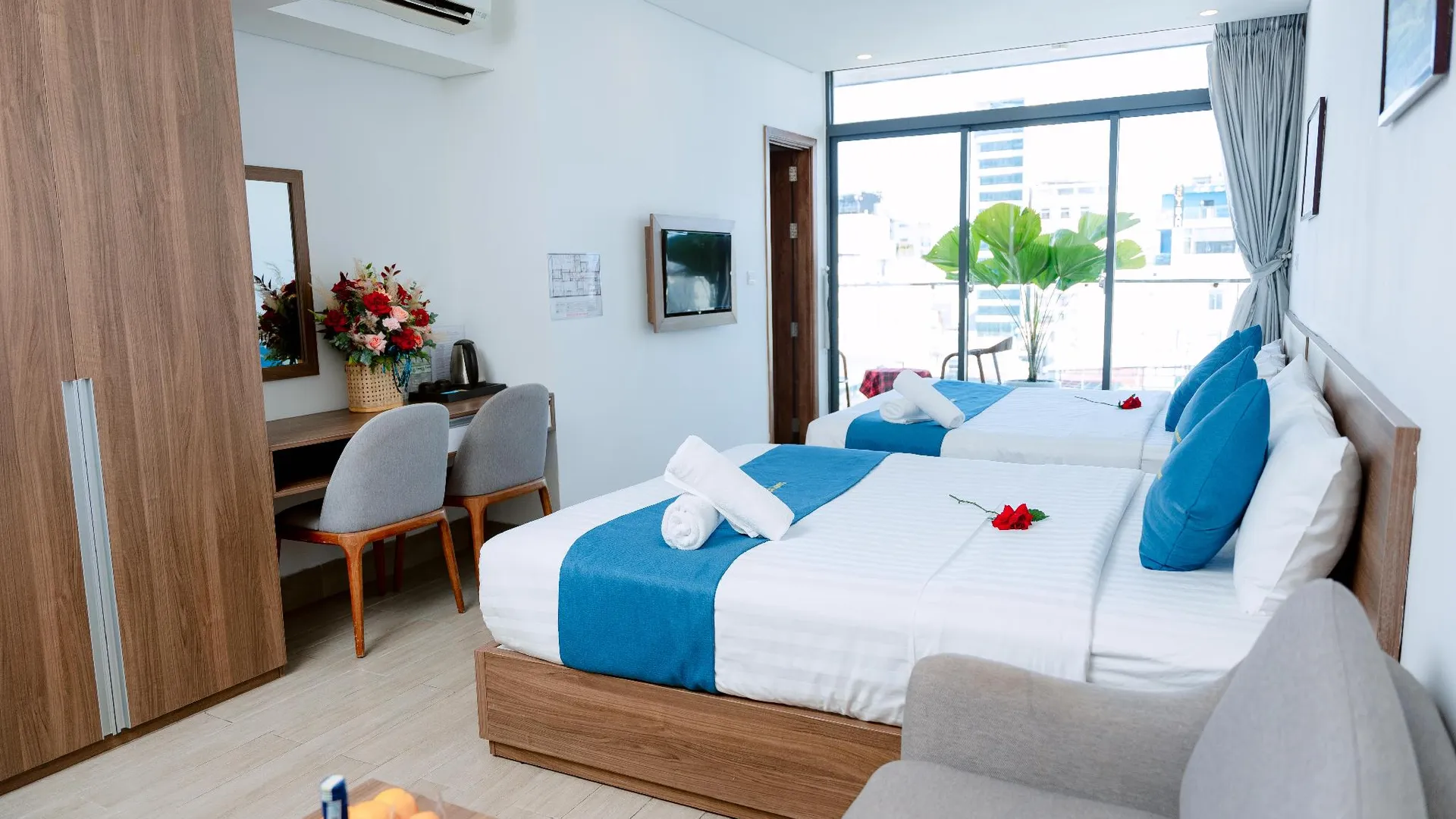 다낭 샌디 호텔 앤 아파트먼트 4성급 호텔 전망