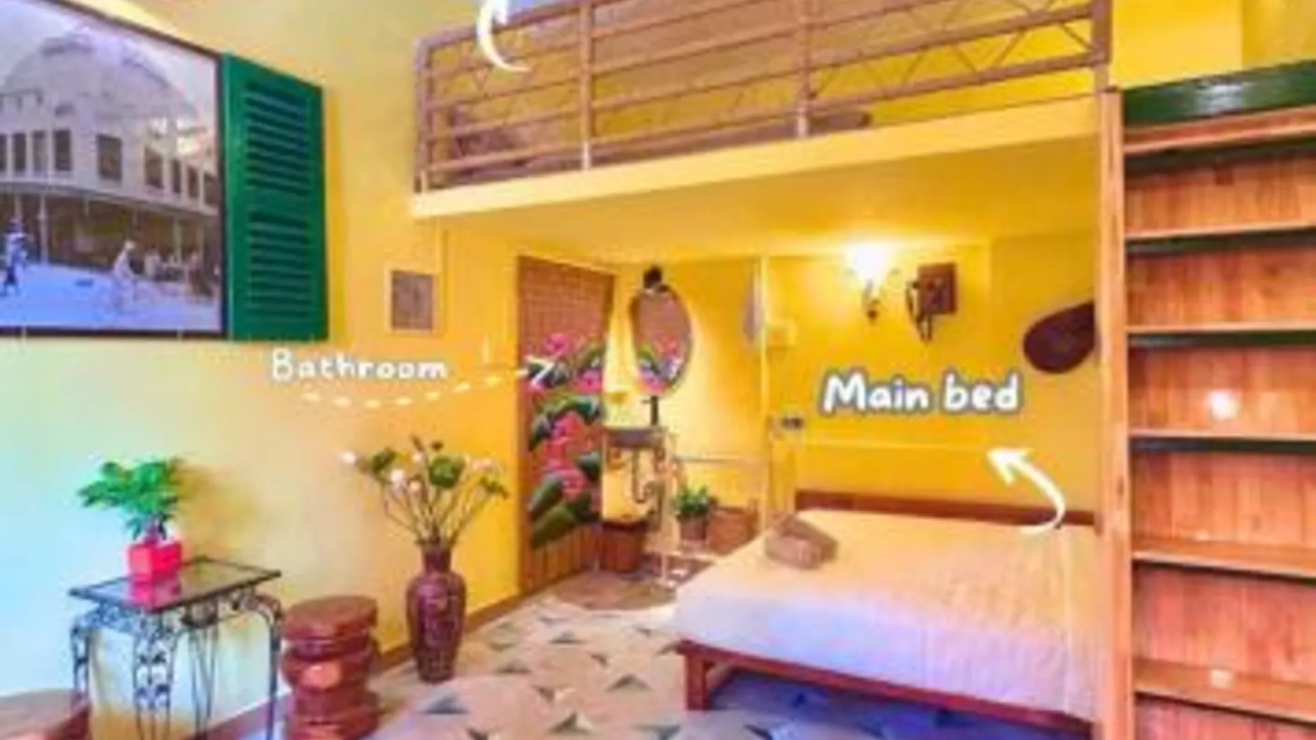 호치민 NEAR Ben Thanh Market - 2Beds Vintage Duplex 1성급 싱글룸 로비