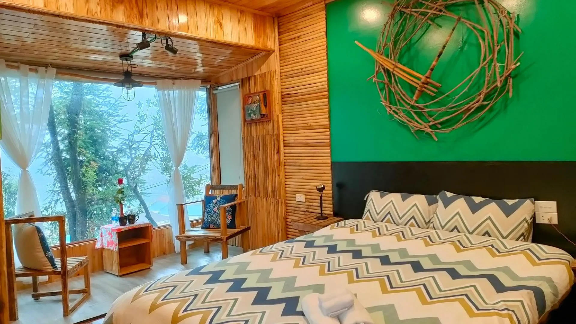 사파 사빠 도심의  (25m², 침실 1개, 프라이빗 욕실 1개) 4성급 게스트하우스 스위트룸