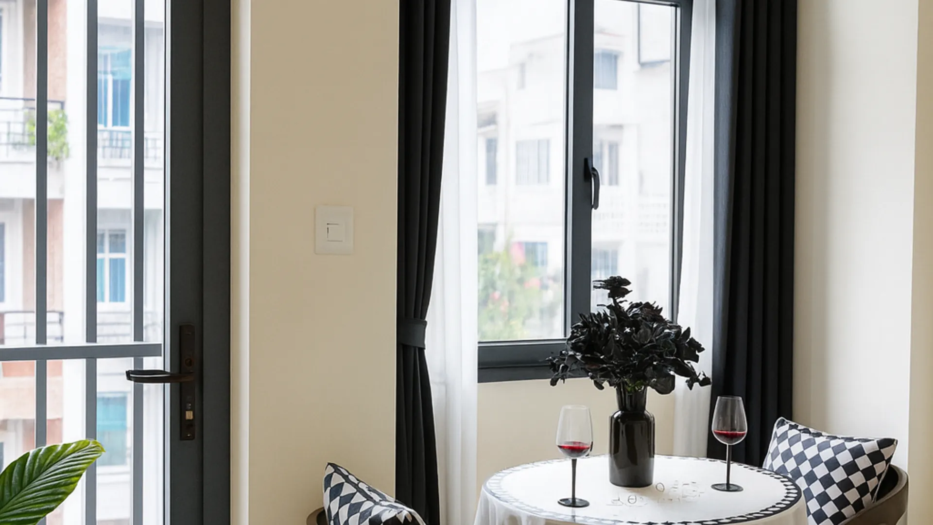 호치민 1군의 아파트먼트 (30m², 침실 1개, 프라이빗 욕실 1개) 호텔 외관