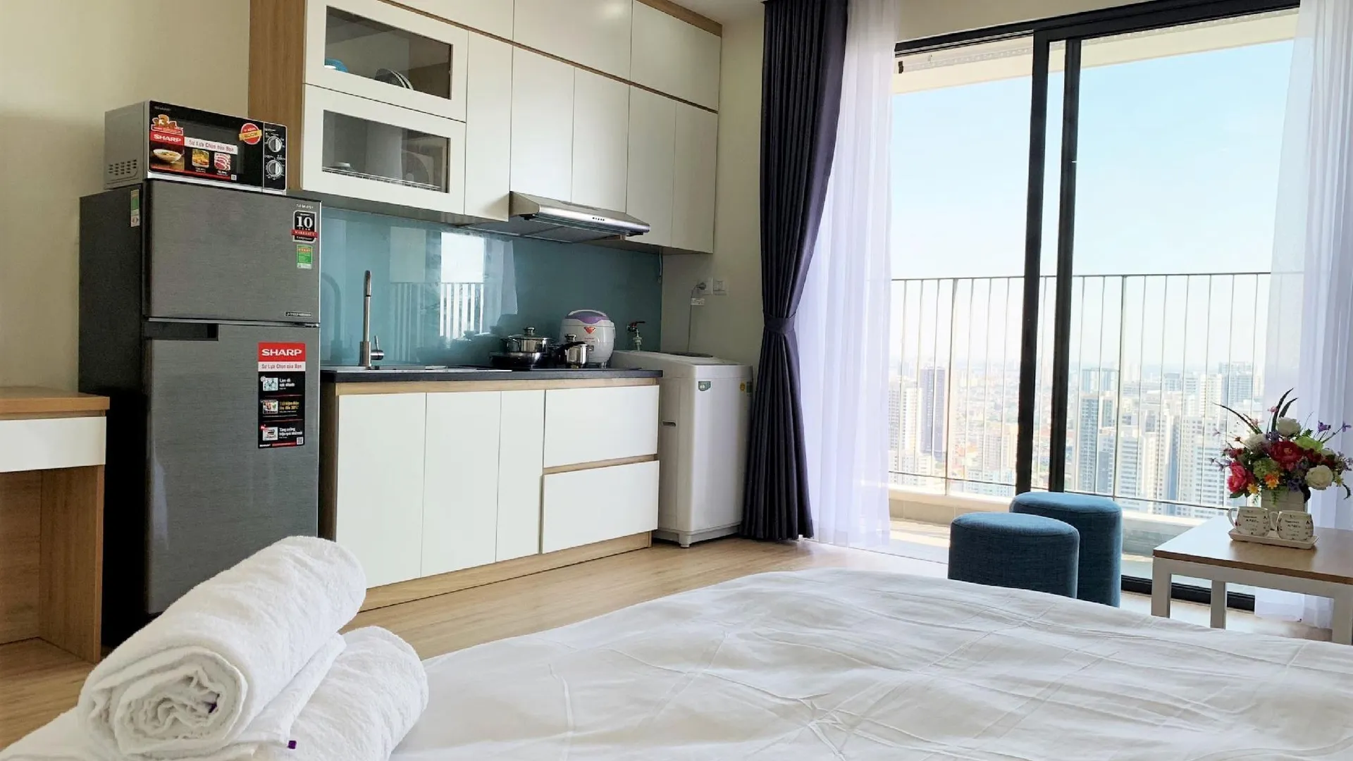 하노이 BI HOUSE @NICE VIEW@MORDEN @D'CAPITALE@Trung Hoa 4성급 게스트하우스 객실