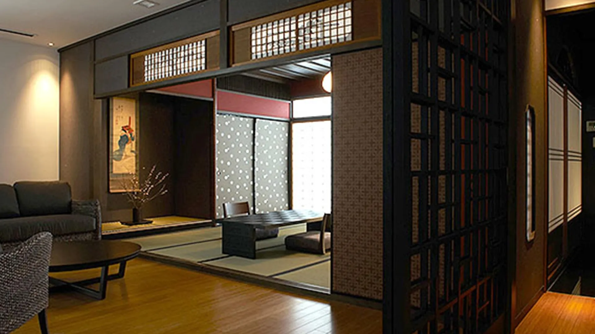 교토 키자시 더 스위트 교토 기온 5성급 호텔 로비