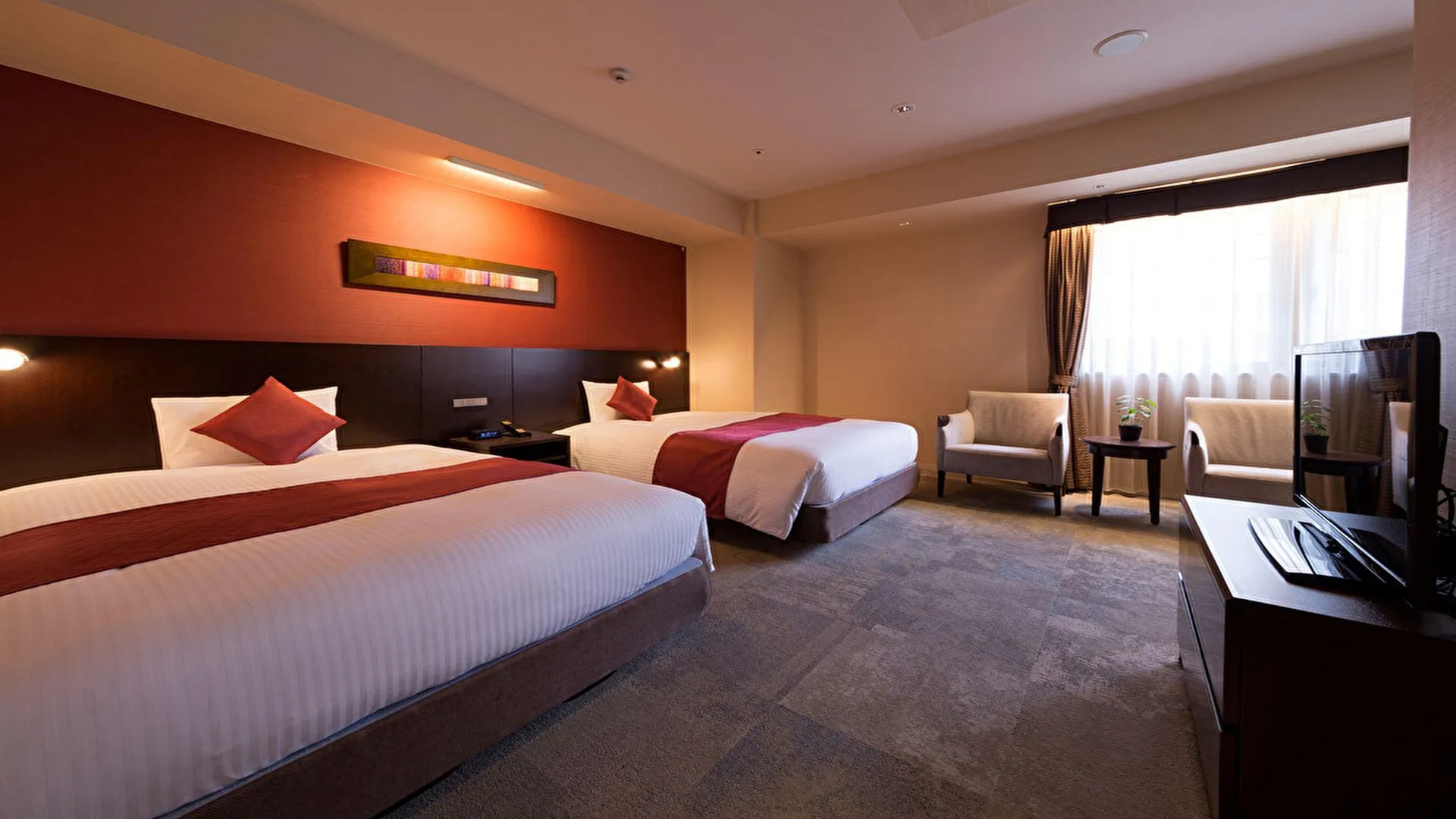 후쿠오카 호텔 텐진 플레이스 4성급 호텔 스위트룸