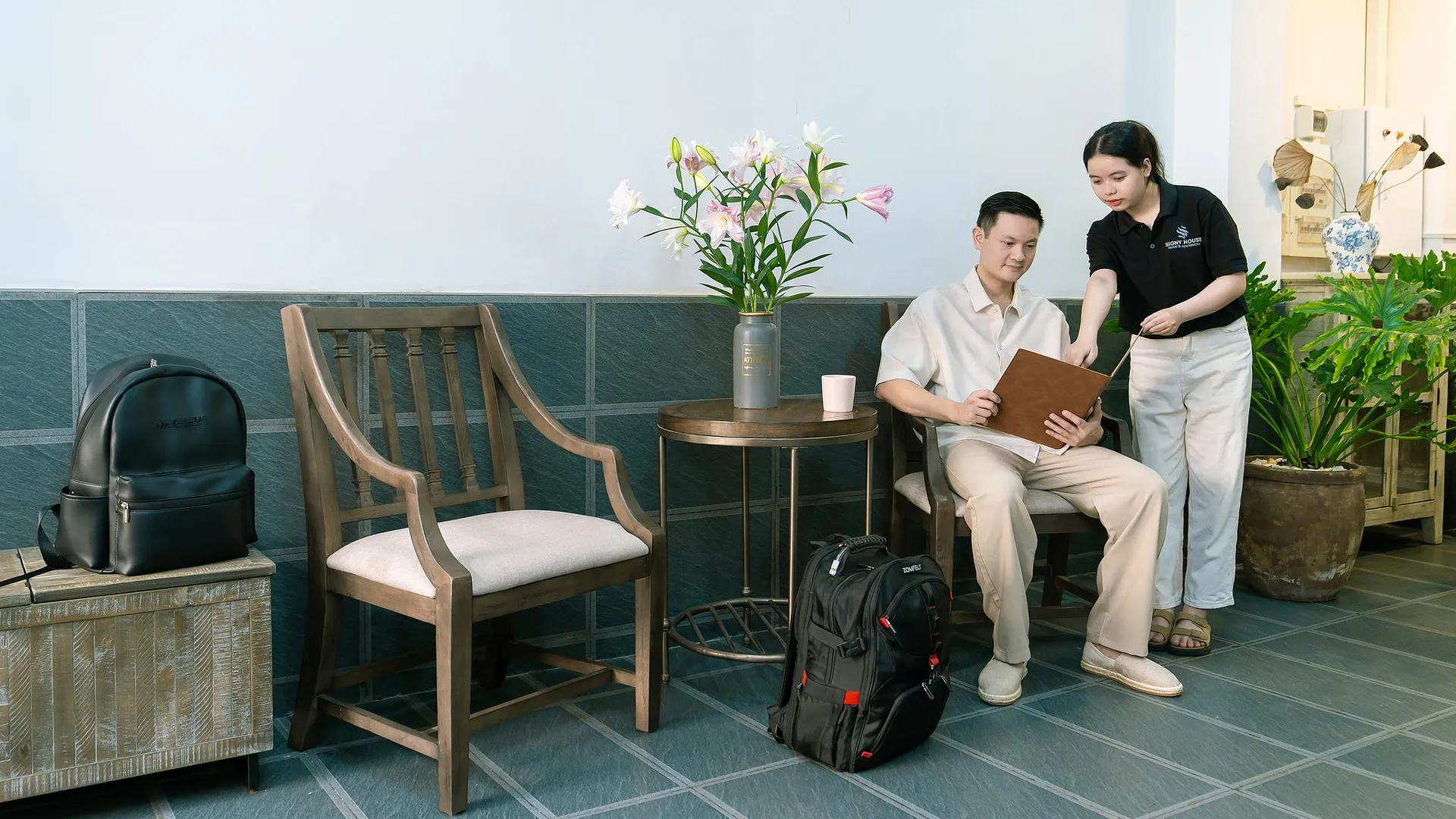 호치민 시그니 하우스 호텔 사이공 센터 - 응우옌빙킴 3성급 게스트하우스 객실