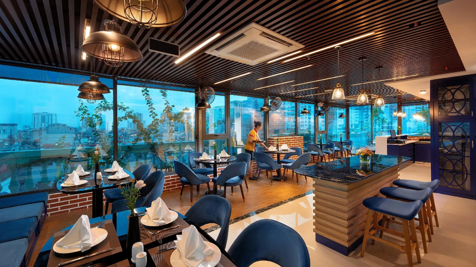 하노이 그랜드 드래곤 호텔 하노이 4성급 호텔 로비