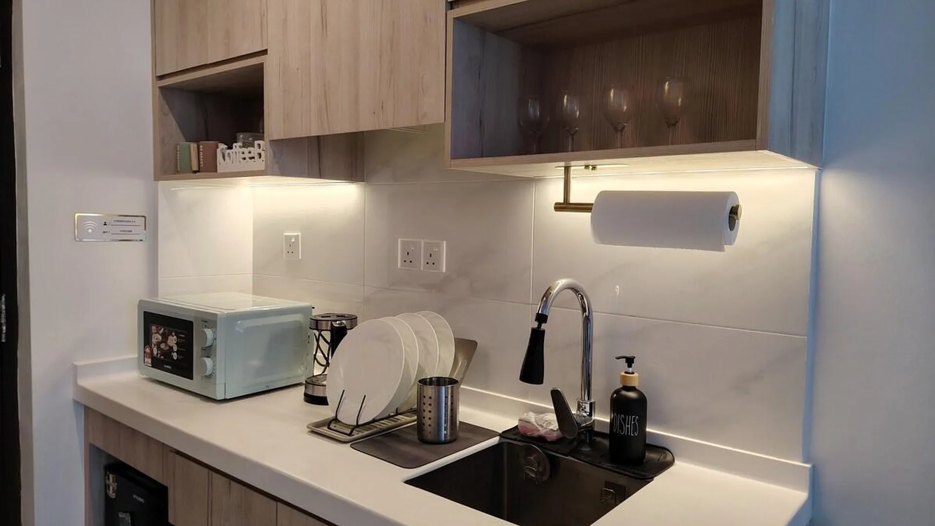 코타키나발루 시티 센터의 스튜디오 아파트먼트 (407m², 프라이빗 욕실 1개) 3성급 싱글룸 전망