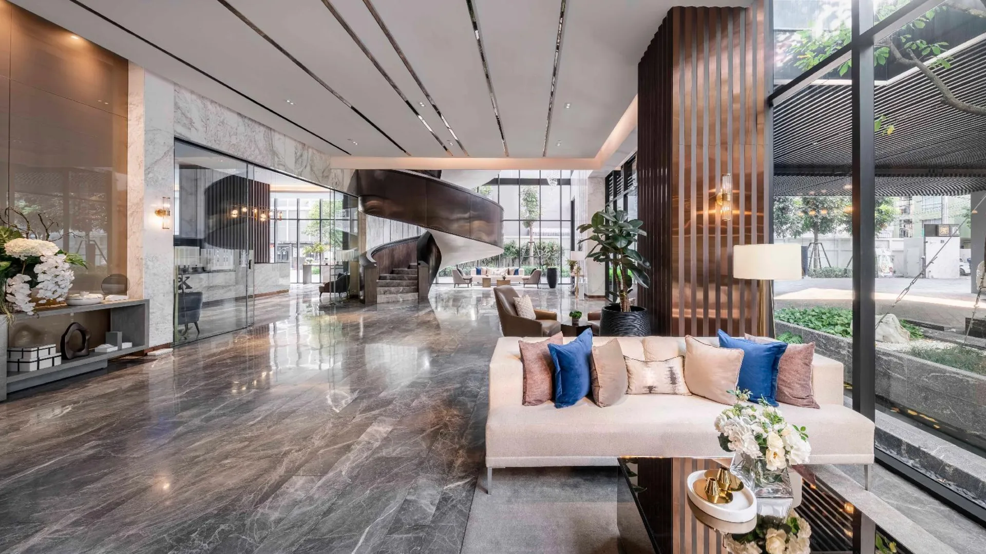 방콕 윈덤 방콕 퀸 컨벤션 센터 4성급 호텔 로비